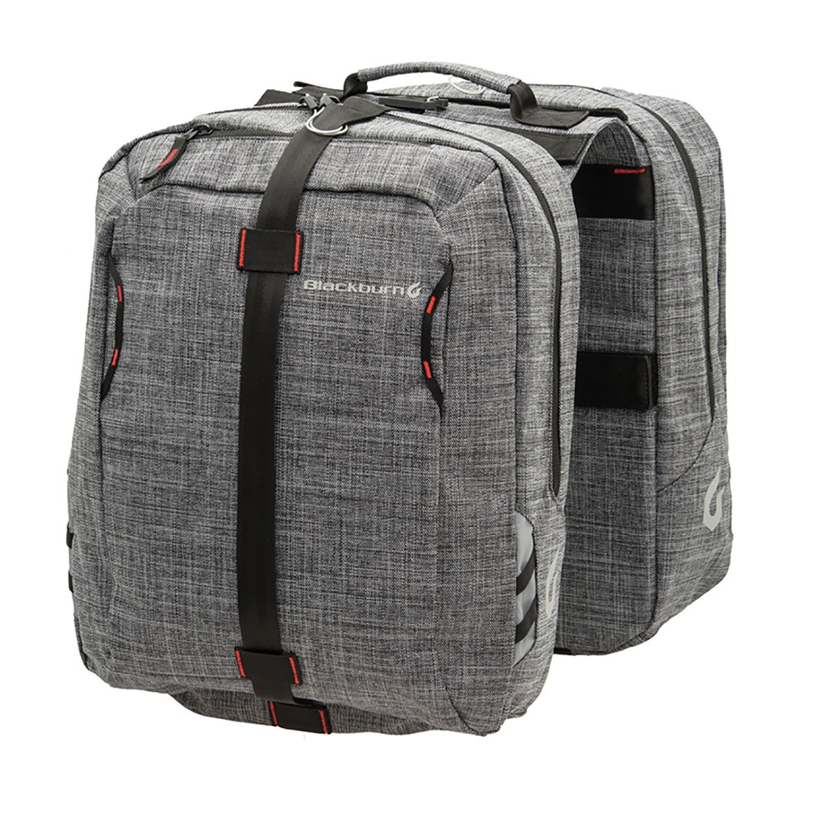 Blackburn Central Saddle Bags - Waterproof Bike Panniers for Commuting, Touring & Cycling Accessories | Perfect for Urban Riders & Adventure Cyclists