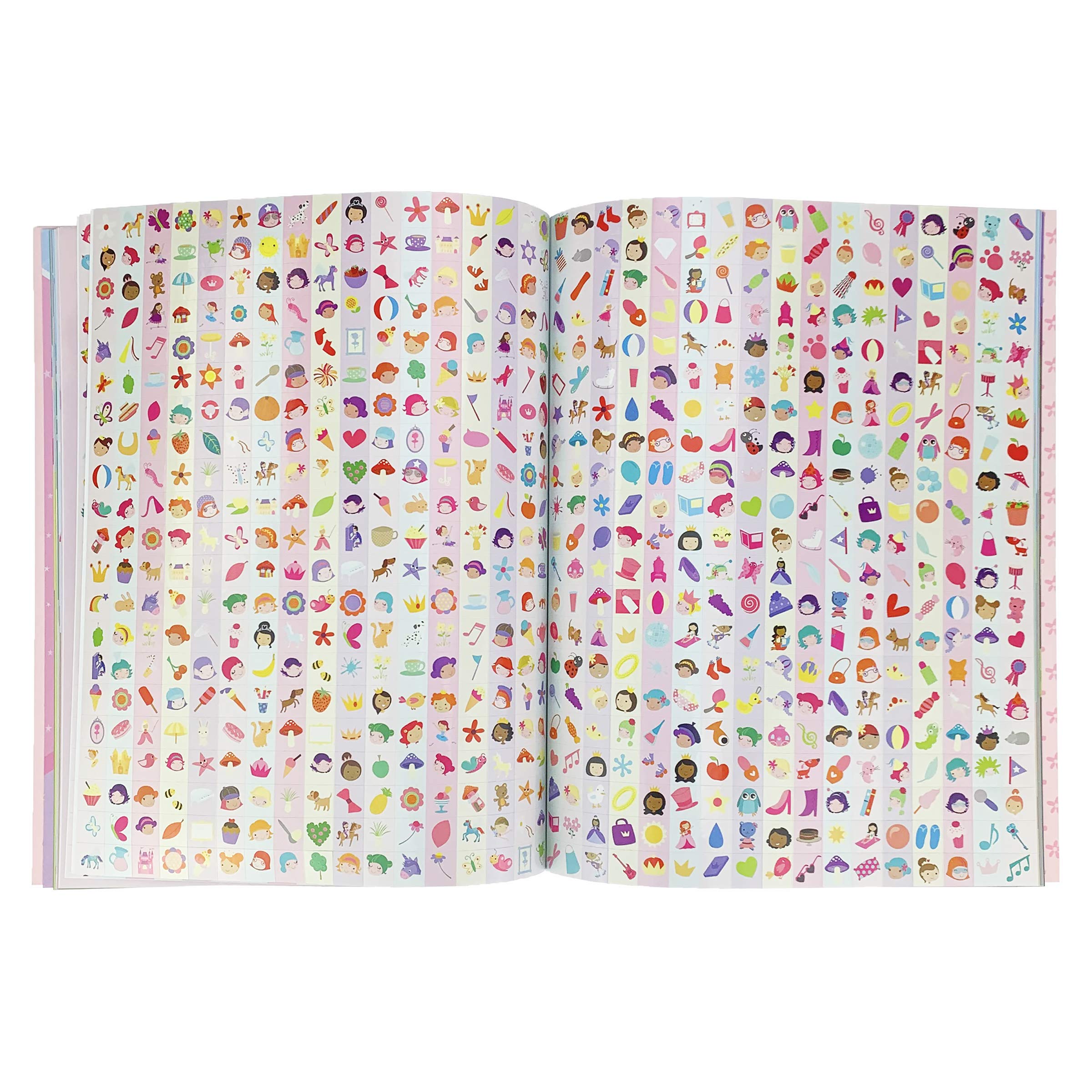 Totally Awesome 2000 Stickers - Princess Activity Book for Kids Ages 3-7 with Puzzles, Mazes, Coloring & Dot-to-Dot | Perfect for Birthday Gifts, Travel Entertainment & Preschool Learning