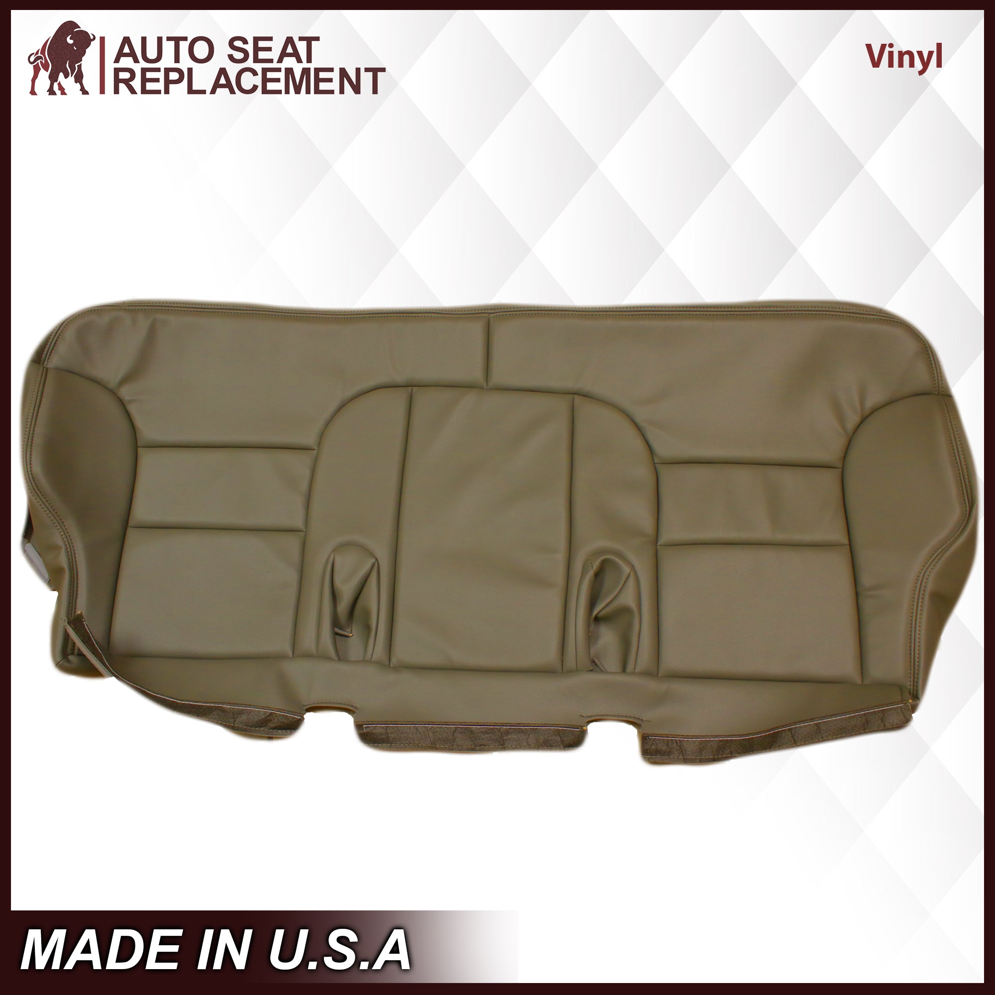 1995-1999 GMC Yukon & Suburban SLT SLE 2nd Row Bench Seat Cover - Tan Color, Universal Fit - Protect & Upgrade Your Car Interior for Road Trips & Family Adventures