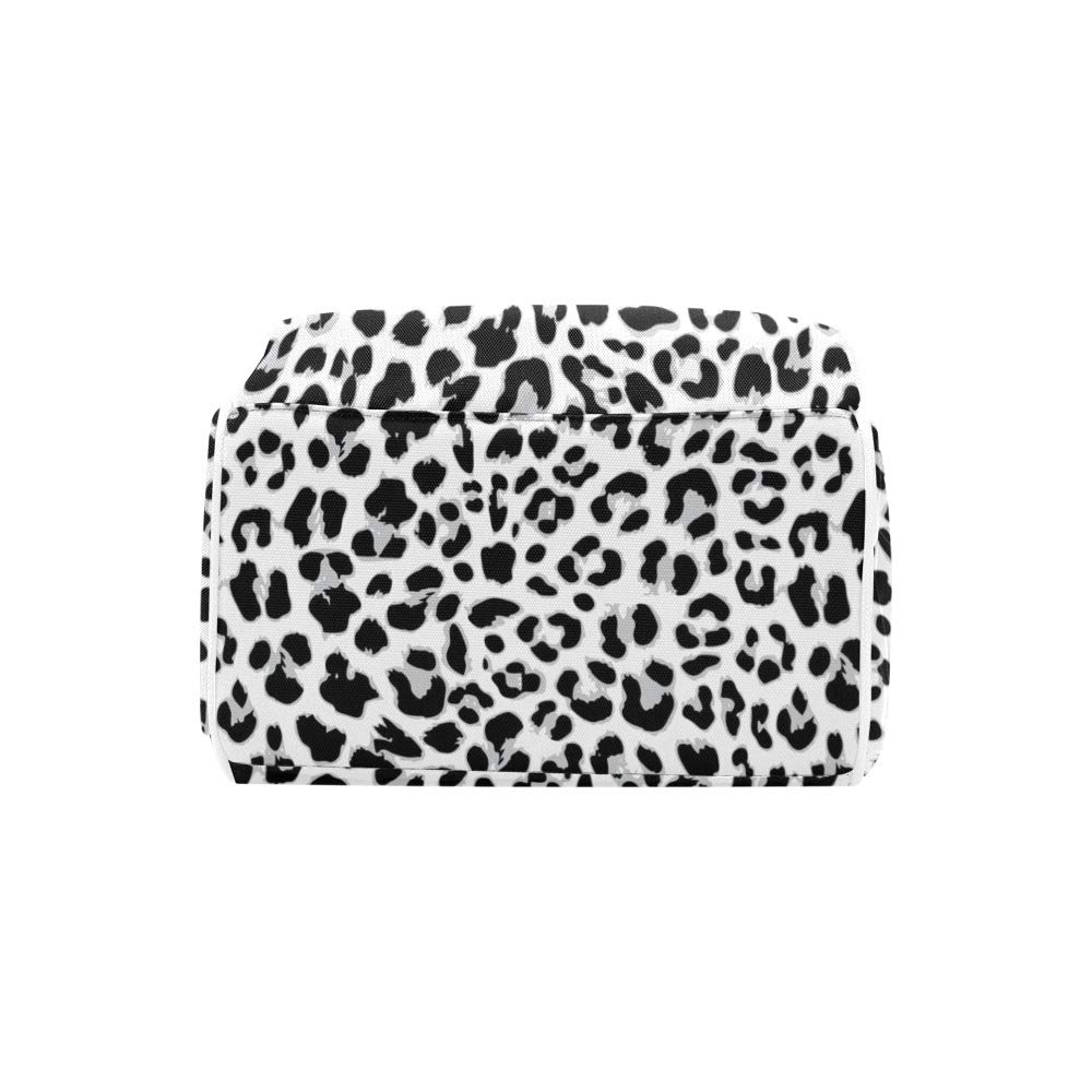 Personalized Leopard Print Baby Diaper Backpack for Moms - Large 15