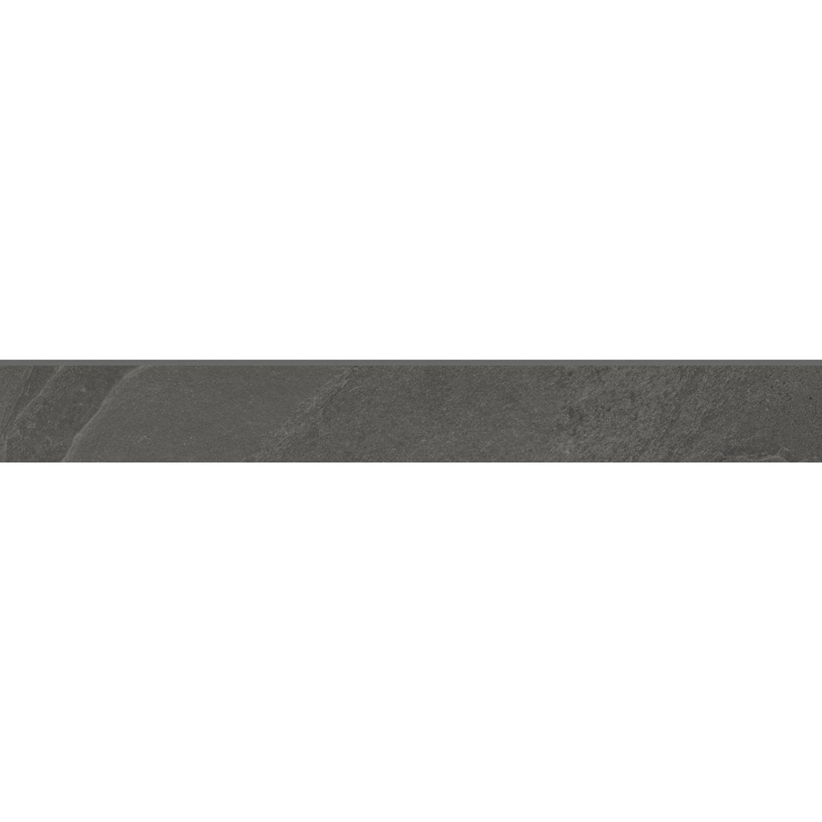 3-Pack 24-Inch Nord Carbon Matte Porcelain Bullnose Tile - Perfect for Kitchen Backsplash, Bathroom Walls & Shower Surrounds
