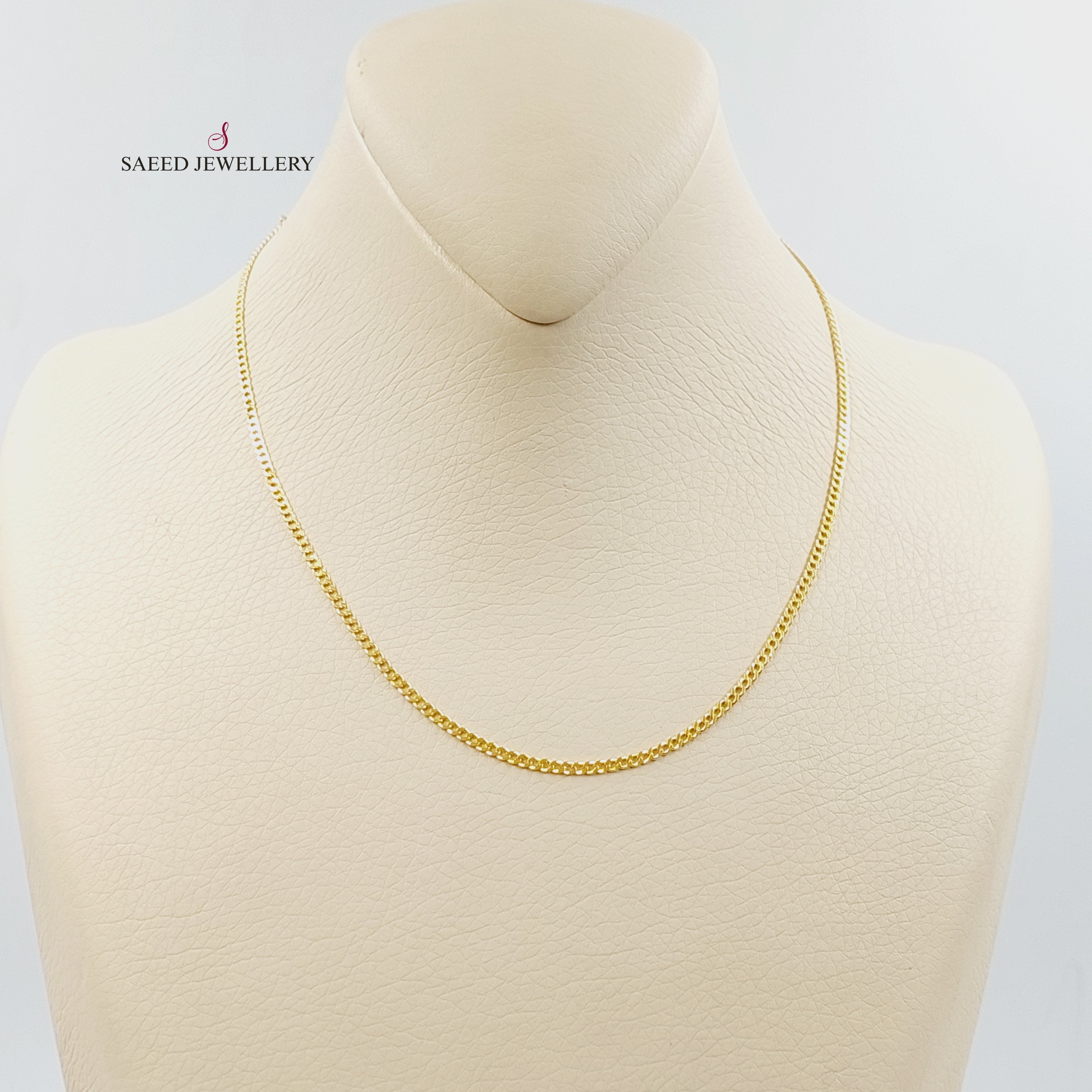 2mm Curb Chain Necklace for Women & Men - Dainty & Stylish Gold/Silver Plated Jewelry - Perfect for Everyday Wear, Gifts & Special Occasions