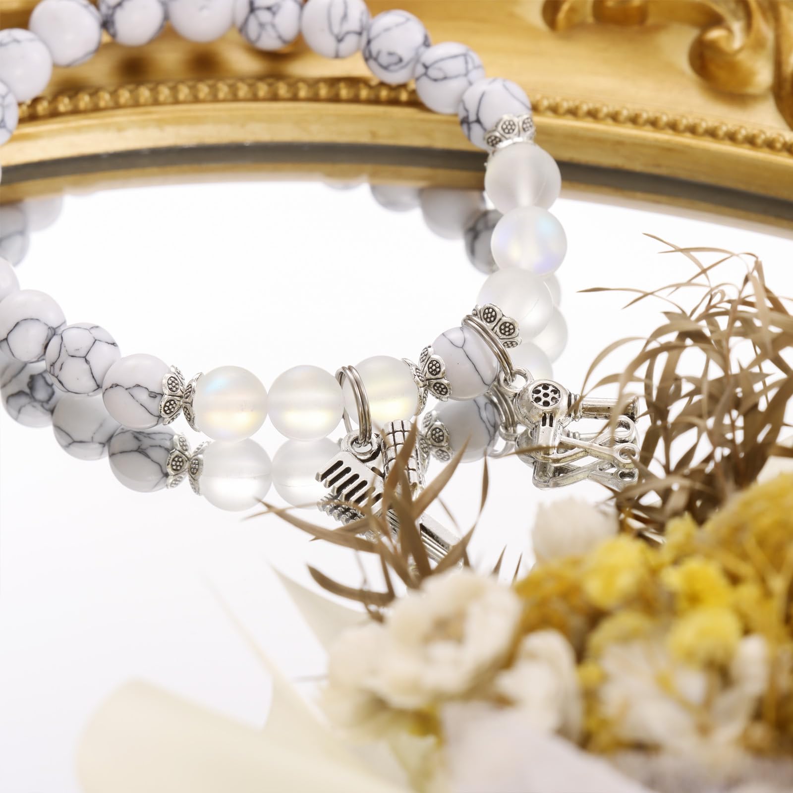 Stylish Kivosliviz Hairstylist Bracelet - Perfect Gift for Women Cosmetologists & Hairdressers - Graduation Present for Beauty School Students - Elegant Jewelry for Salon Professionals & Stylists