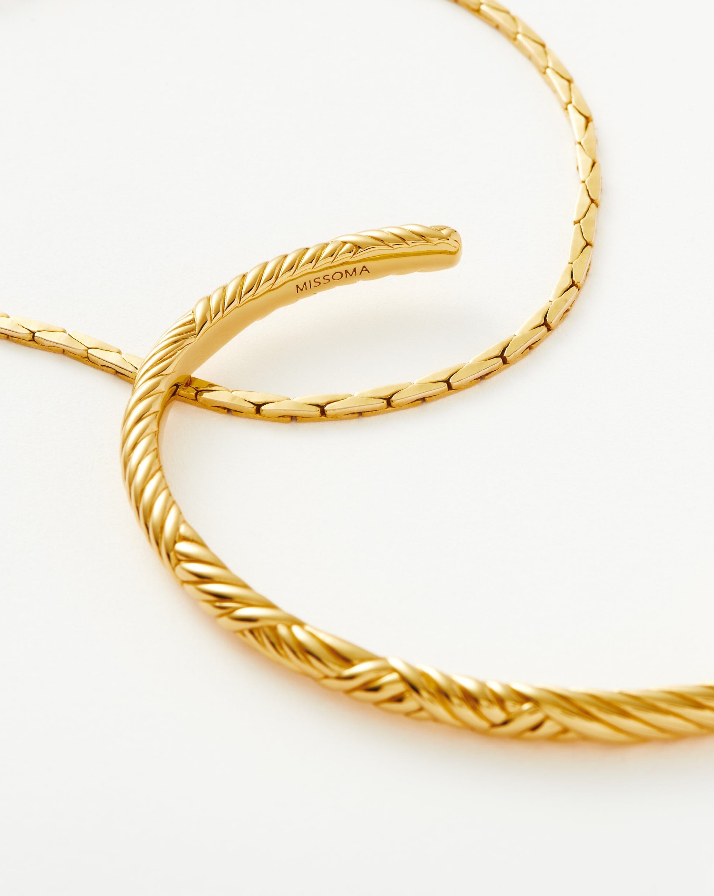 Gemelli Cuff & Cobra Chain Bracelet Set for Women - Sterling Silver Boho Jewelry Set - Perfect for Parties, Weddings & Everyday Wear