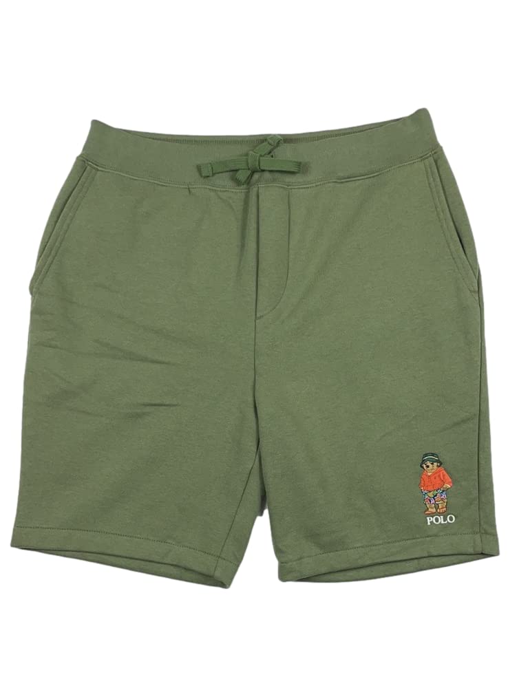 Polo Ralph Lauren Men's Shorts - Cotton/Polyester Blend Bear Fleece - Comfortable Casual Wear for Summer & Outdoor Activities