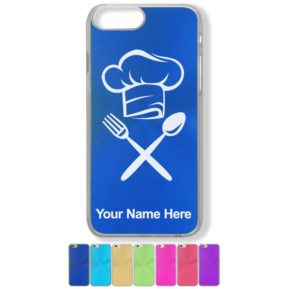 LaserGram iPhone 7 Plus & 8 Plus Case with Personalized Engraving - Durable Protective Cover for Chefs & Cooking Enthusiasts - Perfect for Kitchen, Culinary School & Professional Cooking Environments