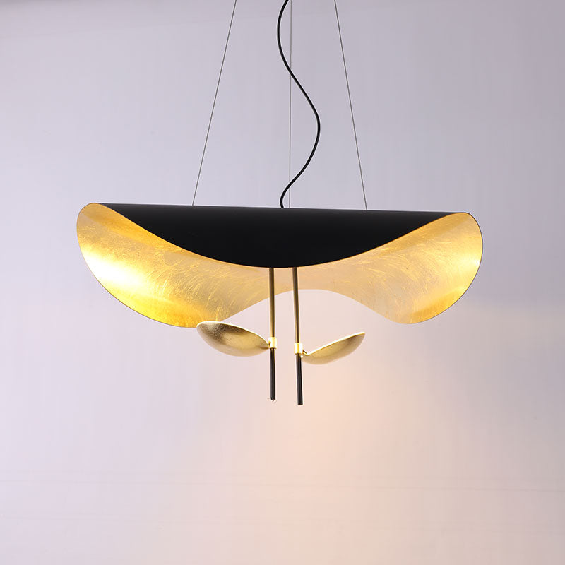 Giorgio Pendant Light - Modern Glass Ceiling Lamp for Dining Room, Bedroom & Living Room | Elegant Hanging Light Fixture with Gold Finish | Perfect for Home Decor & Interior Design