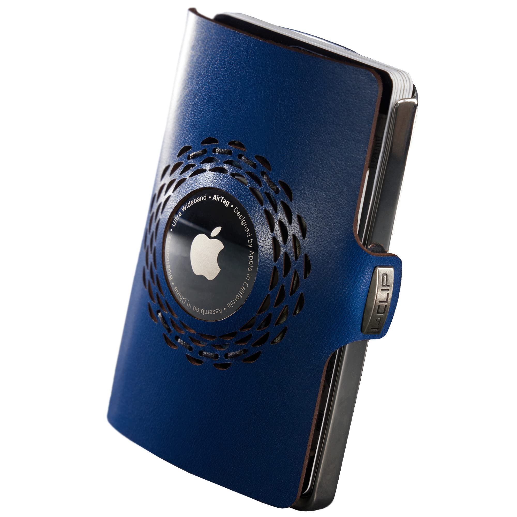 Original Silver I-CLIP Radio Impact Tracker - Compatible with Apple AirTag for Wallets, Money Bags, Purses & Credit Card Holders | Perfect for Travel, Daily Use & Anti-Theft Protection