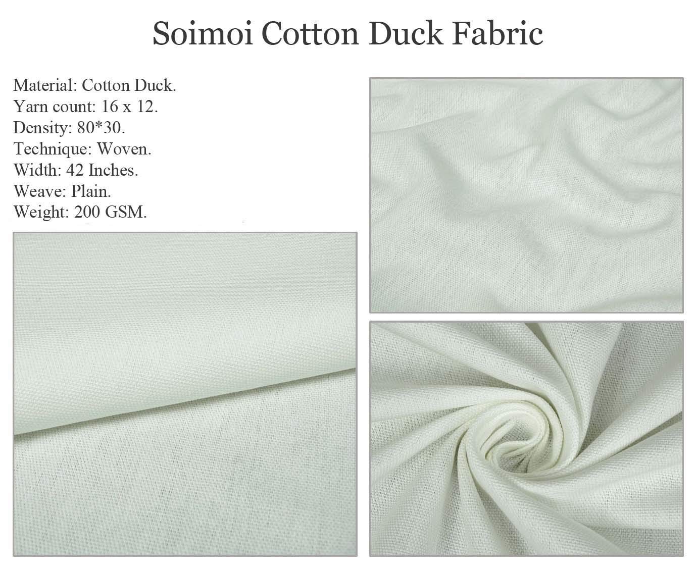 Soimoi 42 Inch Wide Purple Cotton Canvas Fabric by The Yard - Triangle Leaves & Lily Flower Dream Modern Printed Fabric for Apparel, Home Decor & DIY Projects | Perfect for Dresses, Curtains, Pillows & Crafting
