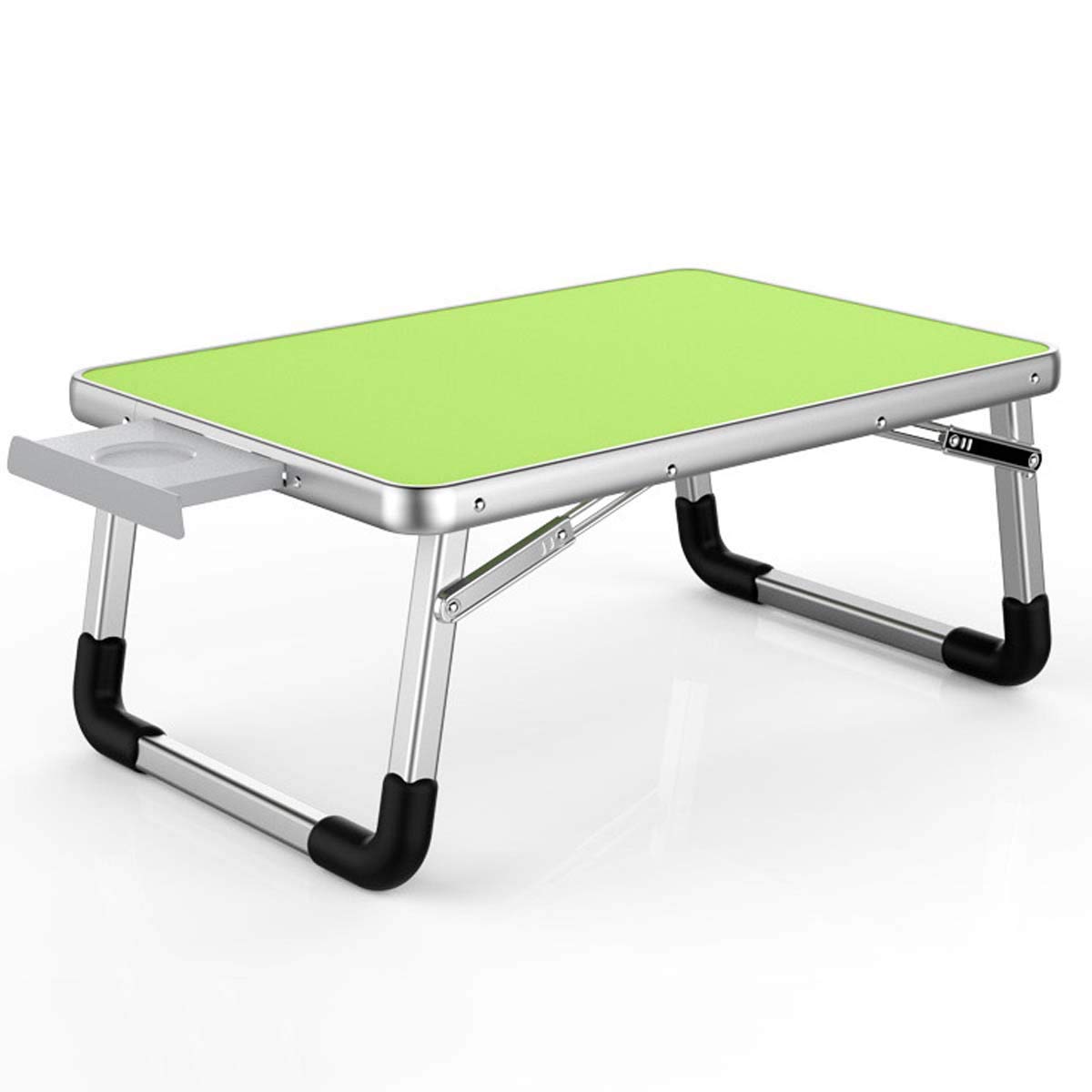 Foldable Laptop Bed Tray with Drawer - Portable Lap Desk for Notebook, Breakfast & Dining - Perfect for Bed, Sofa, Couch & Floor Use - HYDL Adjustable Computer Stand for Home & Office Workspace