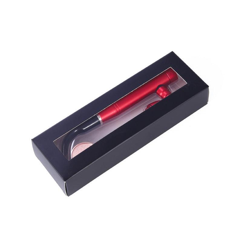 Premium Aluminum Alloy Smoking Pipe Set - Zinc Alloy & Plastic Construction, Multi-Color Options, Lightweight & Removable Design, Easy to Clean | Perfect for Travel, Camping, and Personal Use