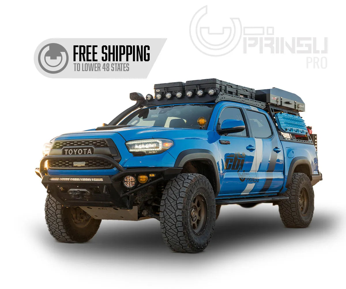 Prinsu Pro Toyota Tacoma Cab Rack (2005-2023) | Heavy-Duty Roof Rack for Off-Road Adventures & Camping Gear | Perfect for Overlanding, Hunting & Outdoor Exploration