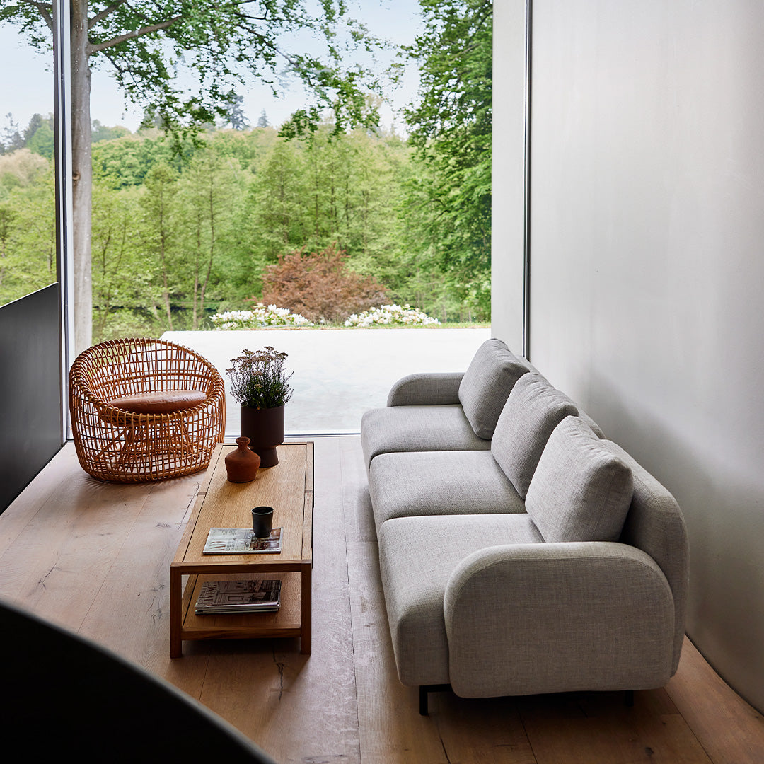 Pre-Configured Aura Sofa Set of 2 - Modern Living Room Furniture for Small Spaces & Apartments | Perfect for Cozy Movie Nights & Family Gatherings
