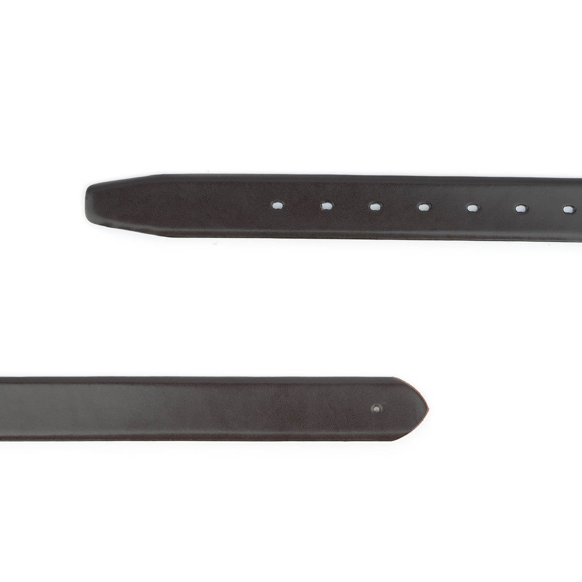 Genuine Ferragamo Replacement Belt for Men - Dark Brown Real Leather with Premade Holes | Dress Belt for Business, Office & Formal Occasions
