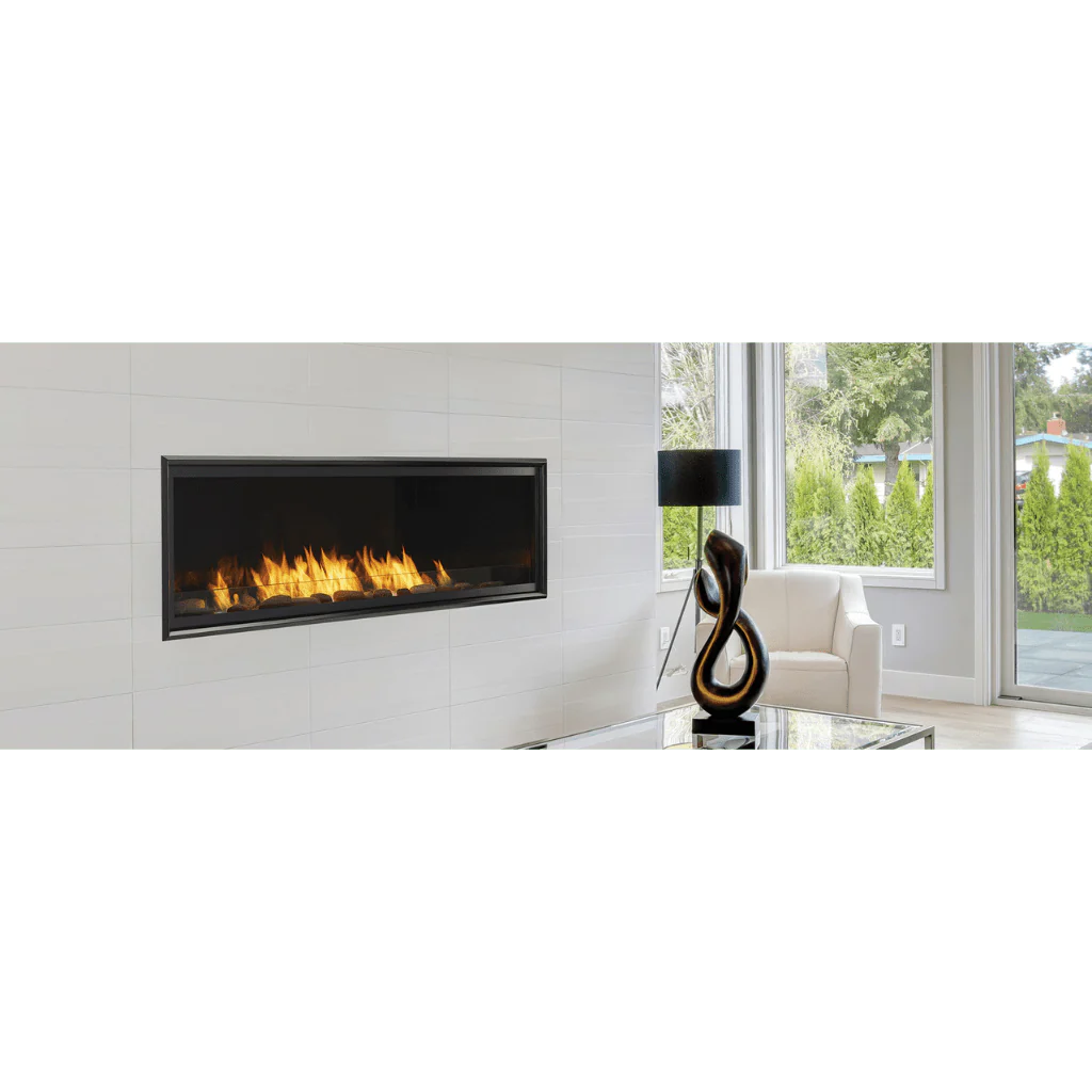 Monessen Artisan 42-Inch Ventless Linear Gas Fireplace - AVFL42 - Modern Home Heating Solution for Living Rooms & Bedrooms
