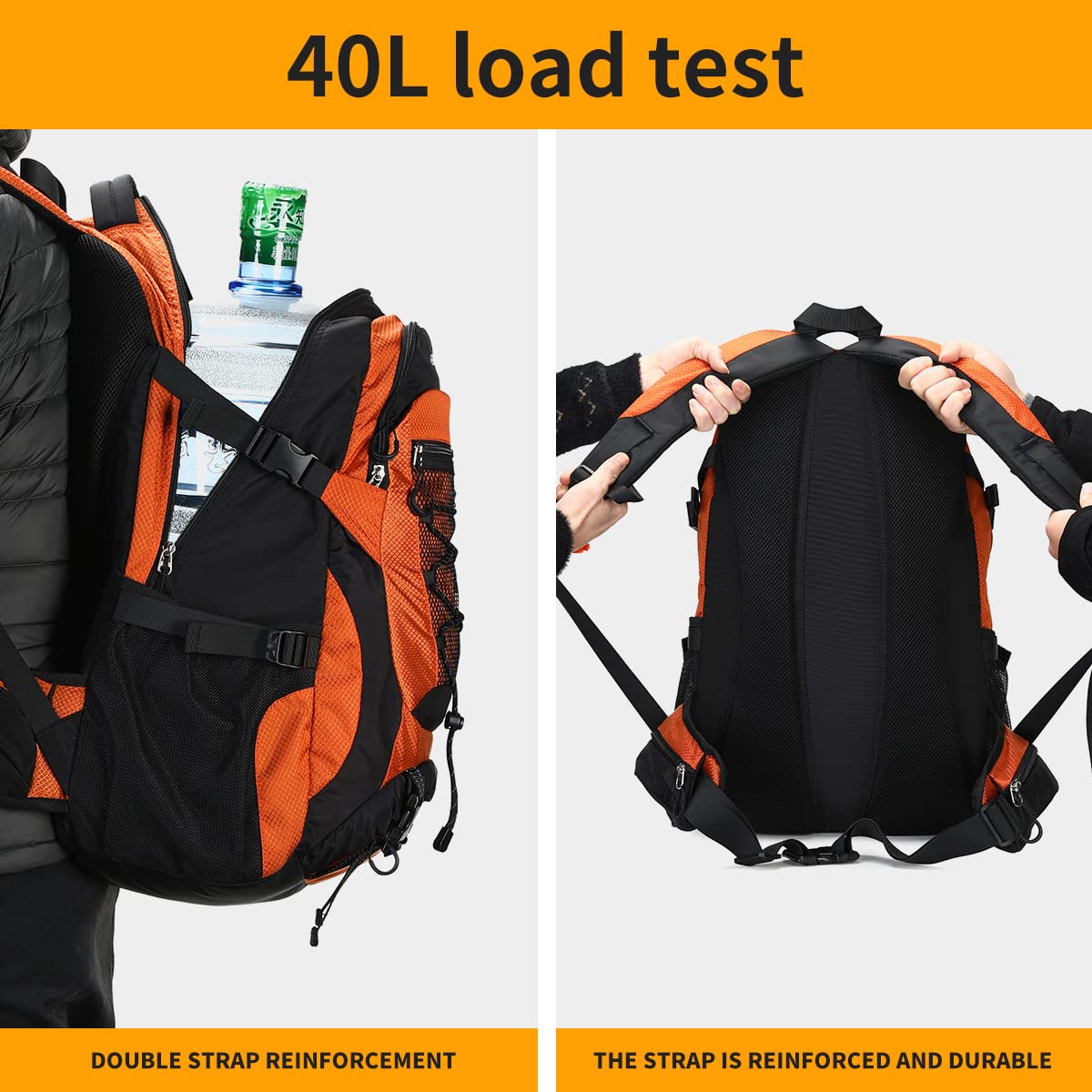 40L Waterproof Hiking Backpack - Lightweight Daypack for Travel & Camping | Outdoor Adventures