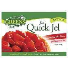 Greens Quick Jel Red 70G - Fast-Acting Energy Gel for Runners & Athletes | Perfect for Marathon Training, Cycling & Endurance Sports