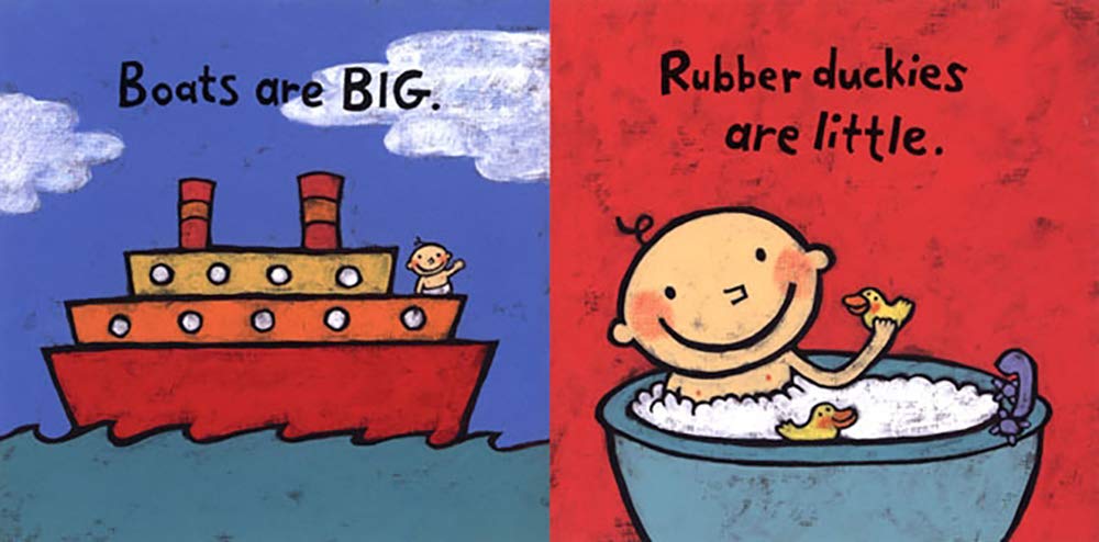 Big Little (Leslie Patricelli Board Books) - Fun Early Learning Board Book for Toddlers & Babies - Perfect for Storytime, Bedtime, and First Words Development