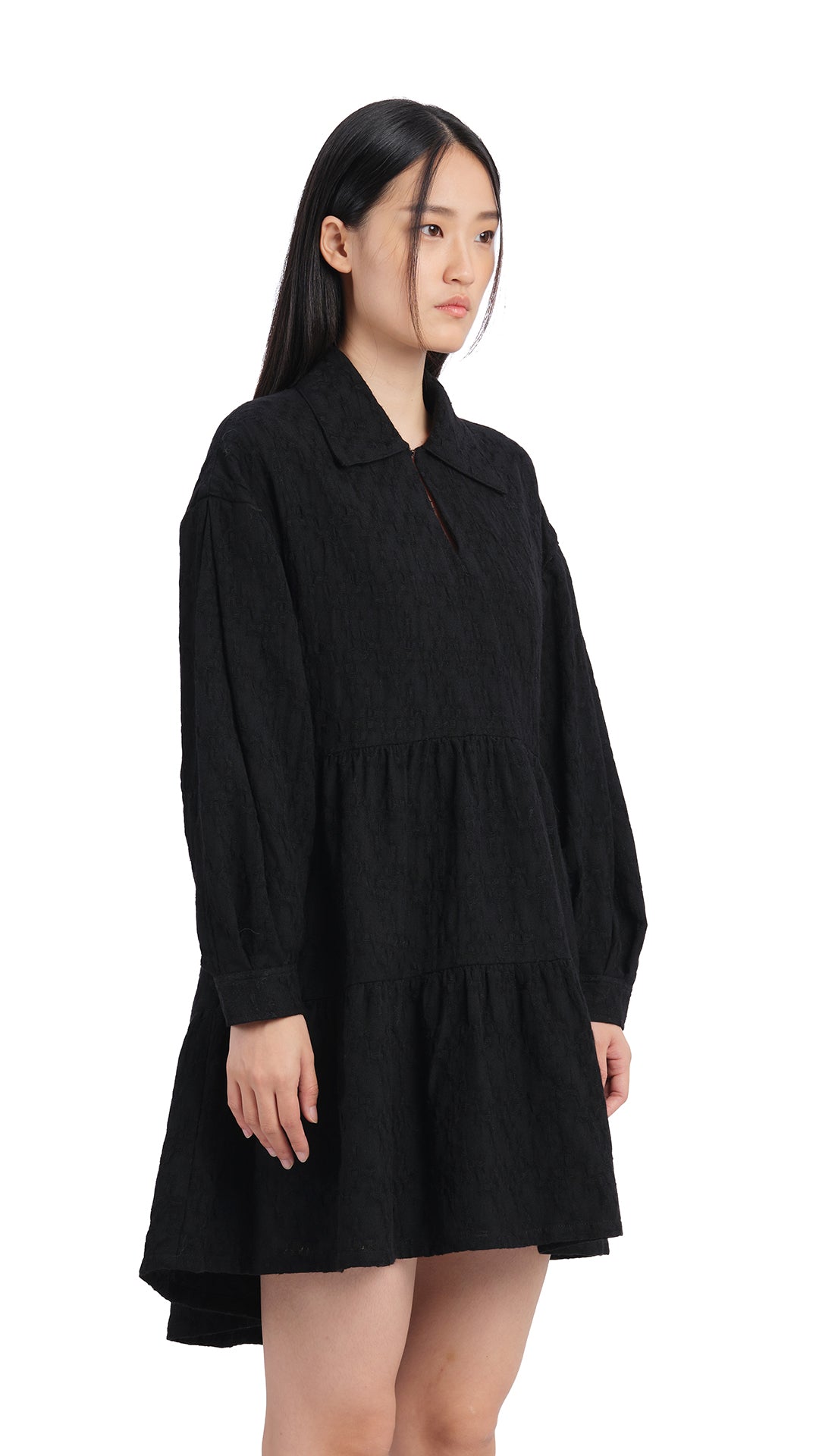 Elegant Pleated Sleeve Dress for Women - Flowy Summer & Party Wear - Perfect for Weddings, Dates & Special Occasions