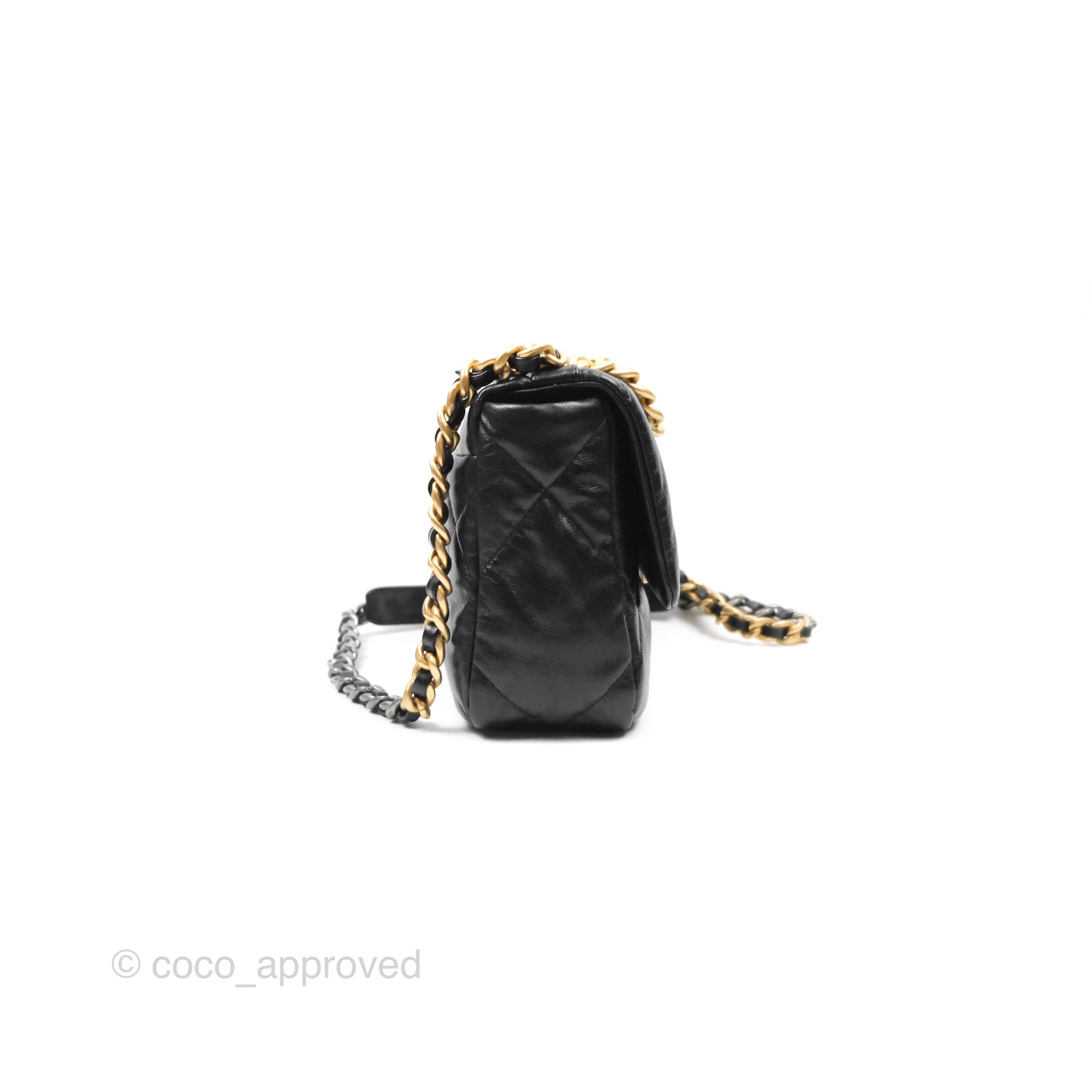 Chanel 19 Small Handbag Black Mixed Hardware - Luxury Designer Crossbody Bag for Women, Perfect for Date Night & Evening Events