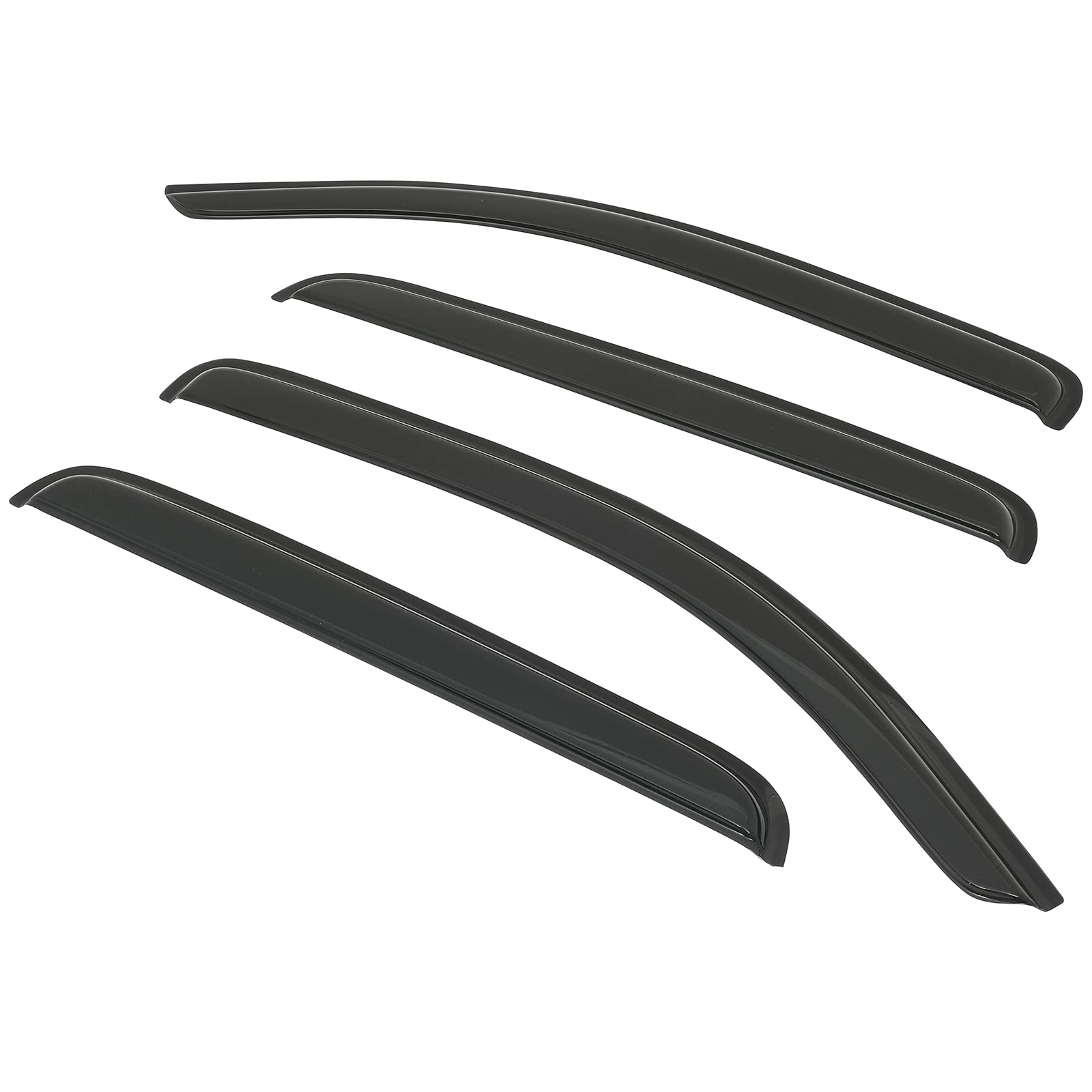 OCPTY Tape-on Window Visors Rain Guards for Toyota Tacoma 2016-2020 | Side Window Deflectors Set of 4 | Weather Protection & Improved Airflow for Trucks