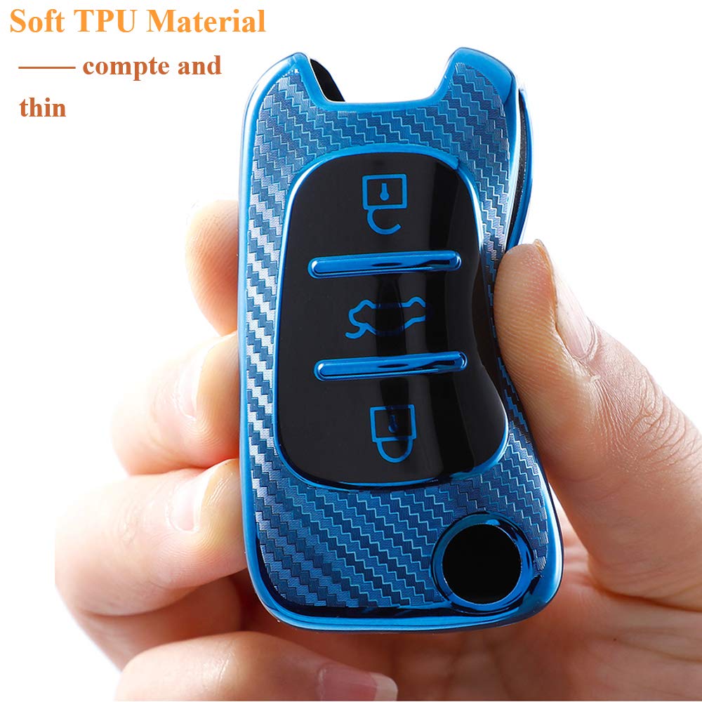 Smart Key Fob Protector Case for Hyundai - Waterproof & Shockproof Keyless Entry Remote Cover | Perfect for Tucson, Santa Fe, Elantra, Sonata | Protect Your Car Key from Damage & Loss