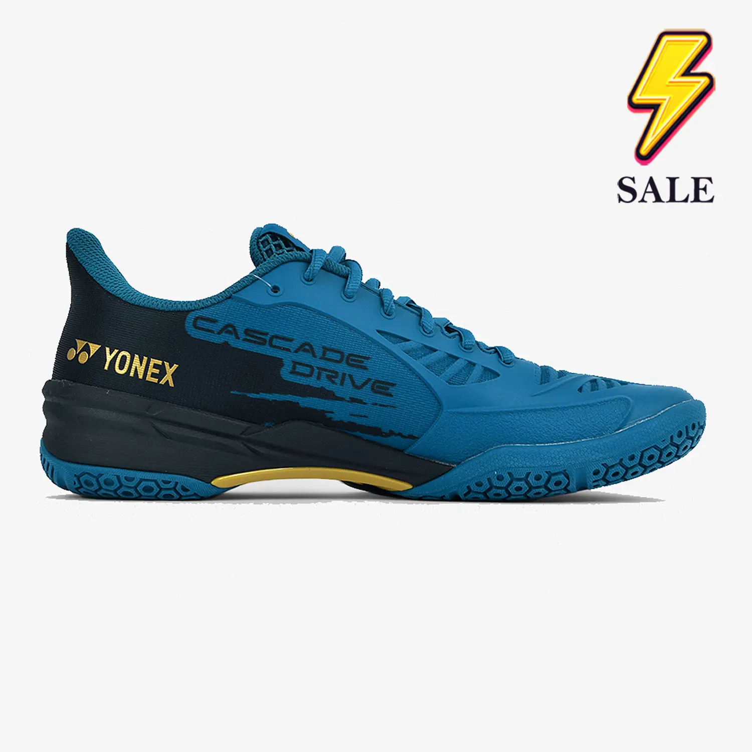 Yonex Cascade Drive Badminton Shoes (Teal Blue) - Lightweight & Comfortable for Indoor Sports & Training