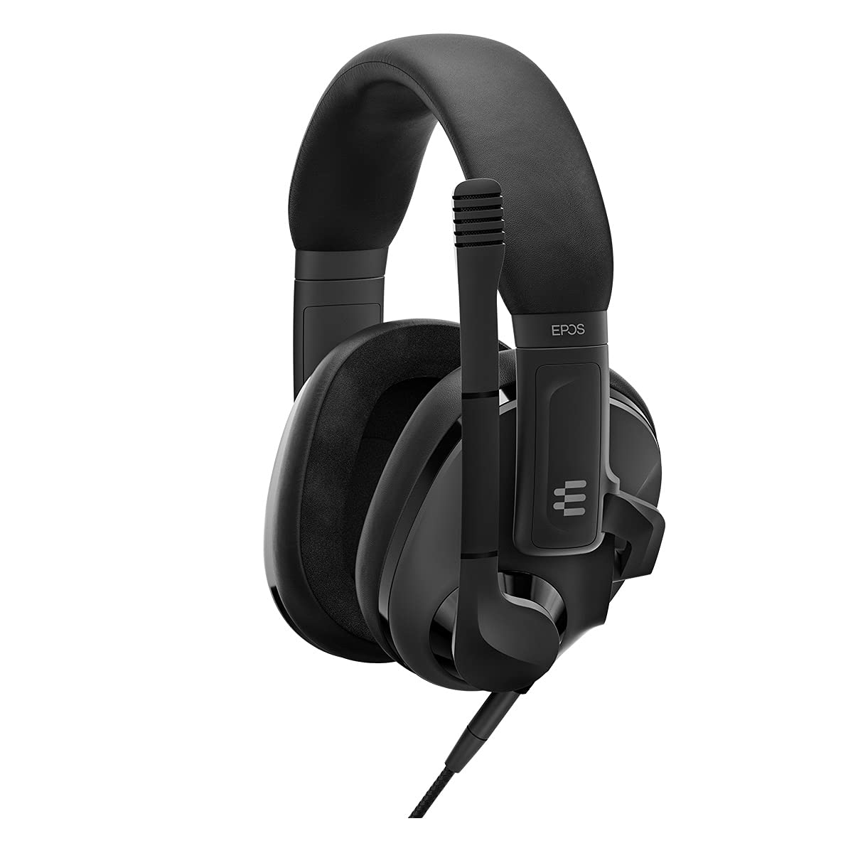 EPOS H3 Closed-Back Gaming Headset with Noise-Cancelling Mic - Wired Over-Ear Headphones for PC, Mac, PS4, PS5, Xbox & Switch | Comfortable for Long Gaming Sessions & Online Meetings (Renewed, Onyx Black)
