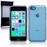 Apple iPhone 5C Frosted Bumper Case - Blue | Shockproof Protective Cover for Everyday Use, Travel & Outdoor Activities