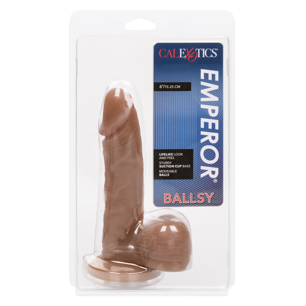 Realistic 6 Inch Dildo with Bouncing Balls & Strong Suction Cup - Lifelike Adult Toy for Solo Play, Couples Fun and BDSM Scenes