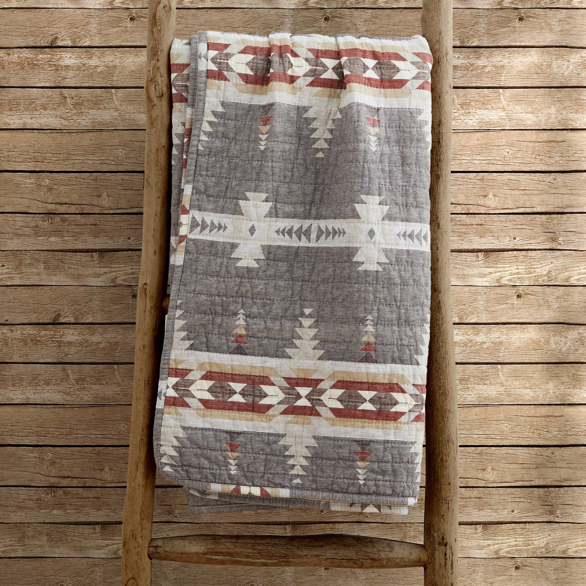Cozy Corrales Quilted Throw Blanket - Soft & Warm Lightweight Bedspread for Couch, Sofa, Bed - Perfect for Winter Nights, Movie Time & Home Decor