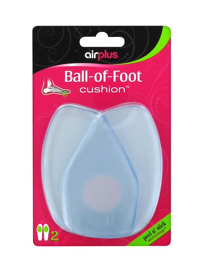 AirPlus Women's Ball of Foot Cushion Pads - Gel Metatarsal Support Inserts for High Heels & Dress Shoes - Relieves Pain from Standing All Day (Work, Parties, Running Errands)