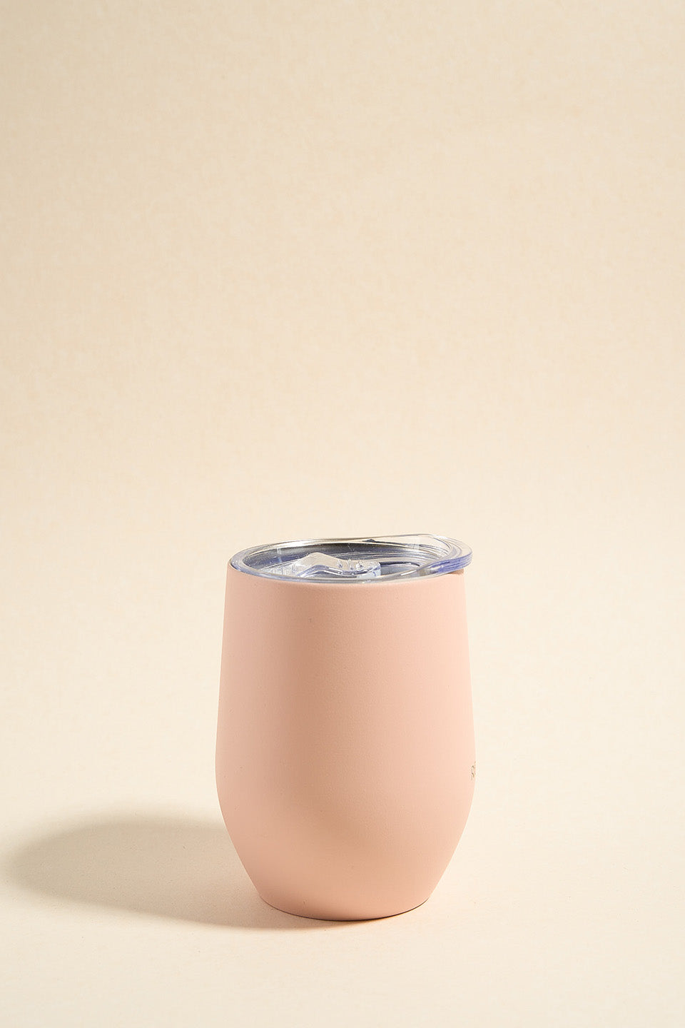 Blush Pink Stainless Steel 350ml Insulated Coffee & Wine Tumbler - Double Wall Vacuum Insulation for Hot & Cold Drinks - Perfect for Office, Travel & Outdoor Activities