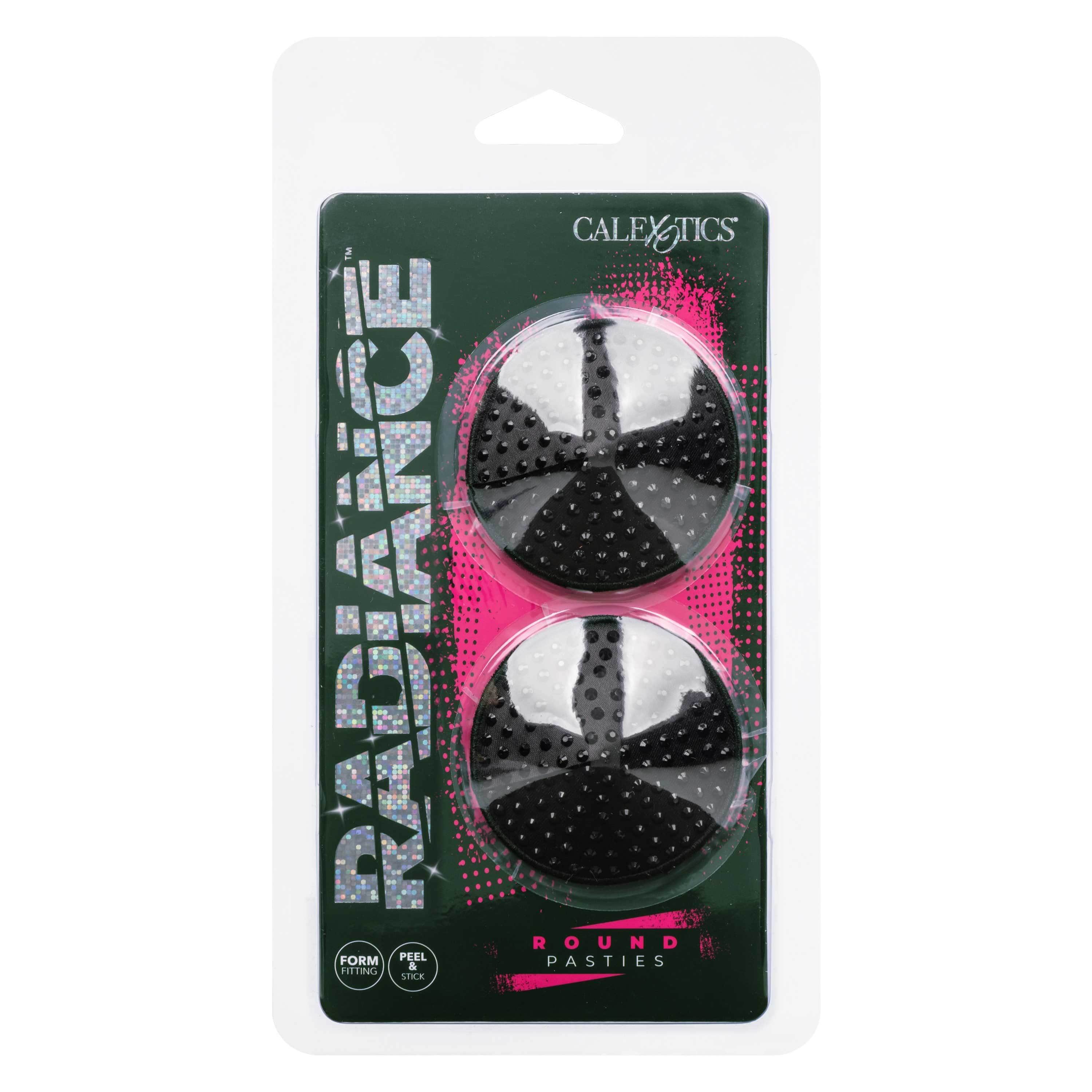 Radiance Round Pasties - Black Nipple Covers for Women | Fashion Accessories for Outfits, Costumes & Special Occasions