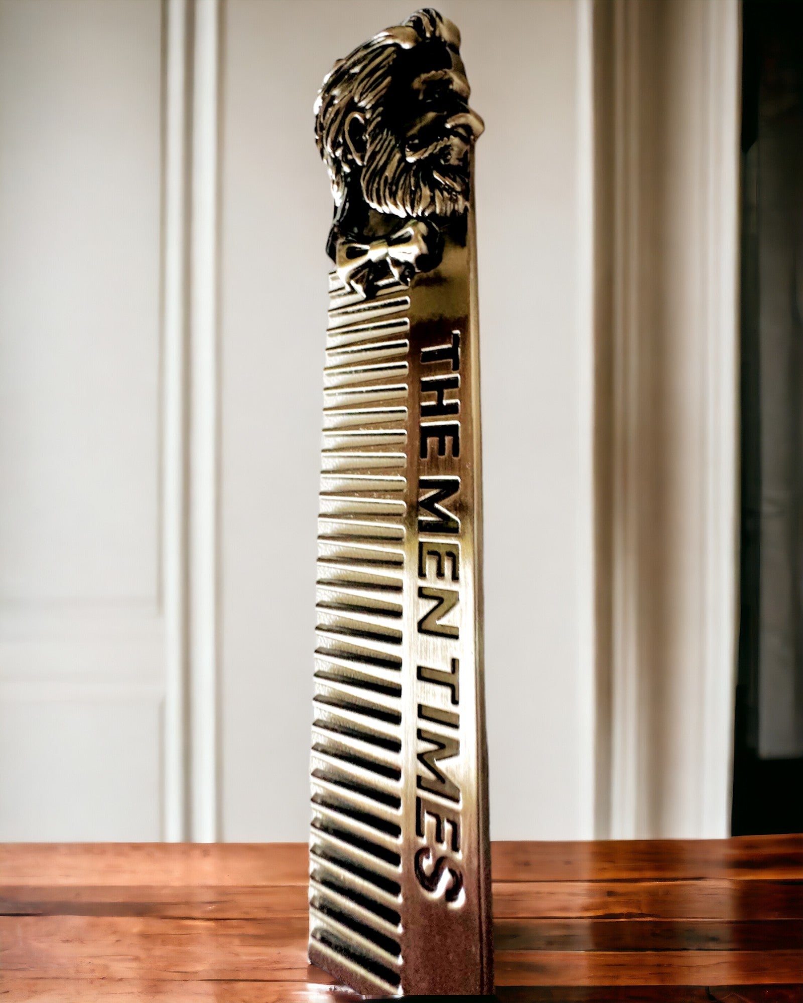 GroomMaster Premium Metal Comb with Personalized Engraving - Elegant Hair Styling Tool for Men & Women | Perfect Gift for Weddings, Salons, and Special Occasions