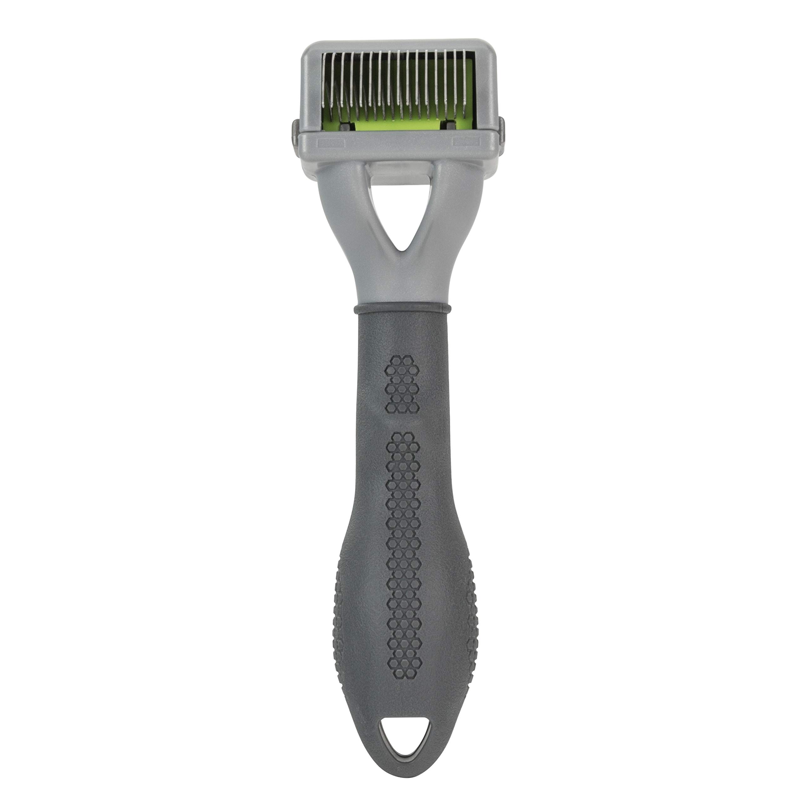 FURminator Adjustable Dematting Tool for Dogs & Cats - Grooming Brush for Shedding Control & Hair Removal - Perfect for Long & Short Haired Pets at Home or Salon