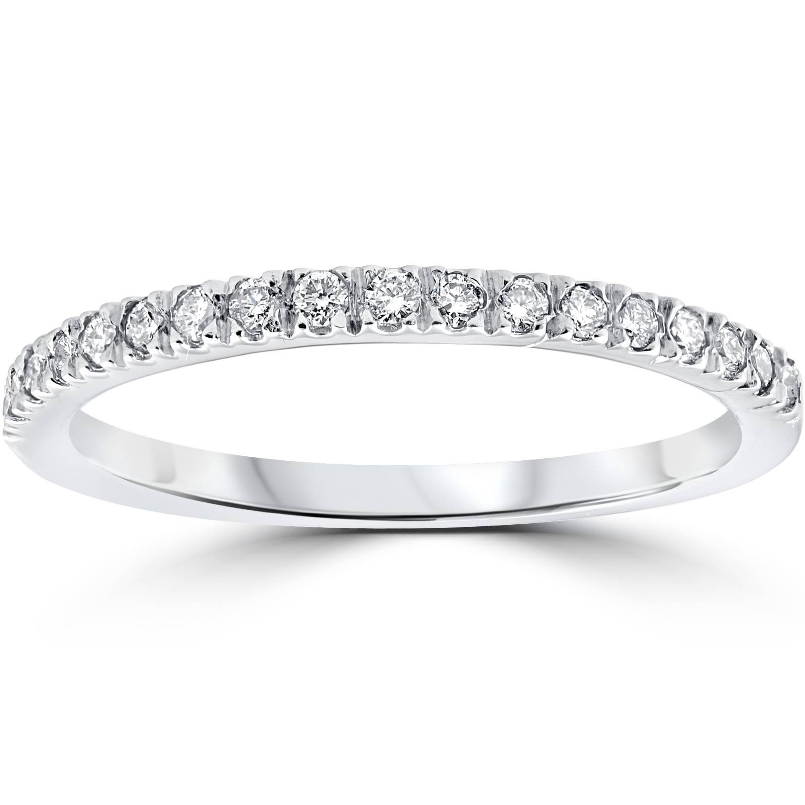 1/3 Carat Diamond Ring for Women - 10K White Gold Wedding & Anniversary Band - Perfect for Proposals, Engagements, and Special Occasions