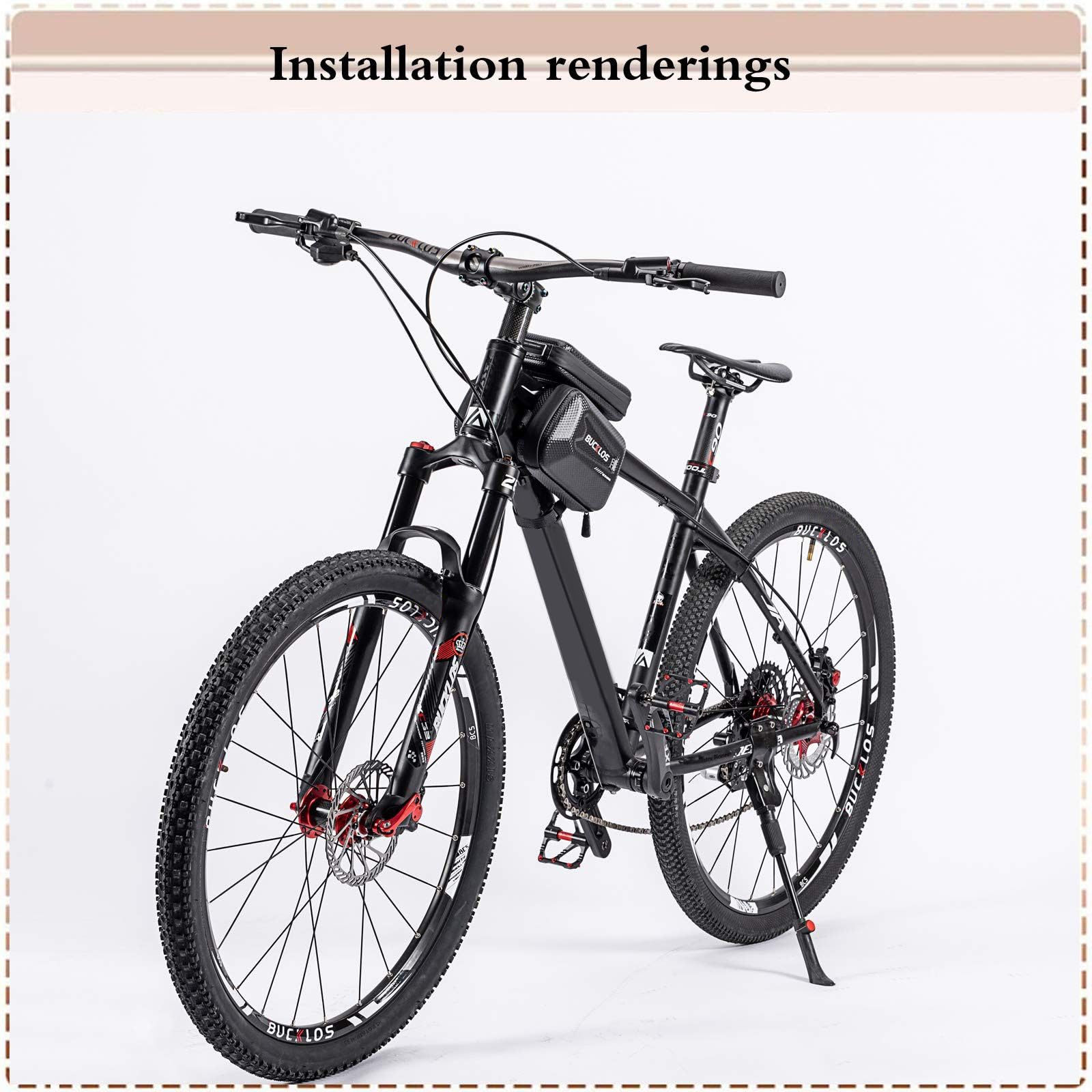 BUCKLOS 26/27.5/29 inch MTB Suspension Forks - 100mm Travel Mountain Bike Front Fork with Preload Adjustment, 28.6mm Threadless Steerer - Perfect for Trail Riding, Cross-Country & All-Mountain Biking