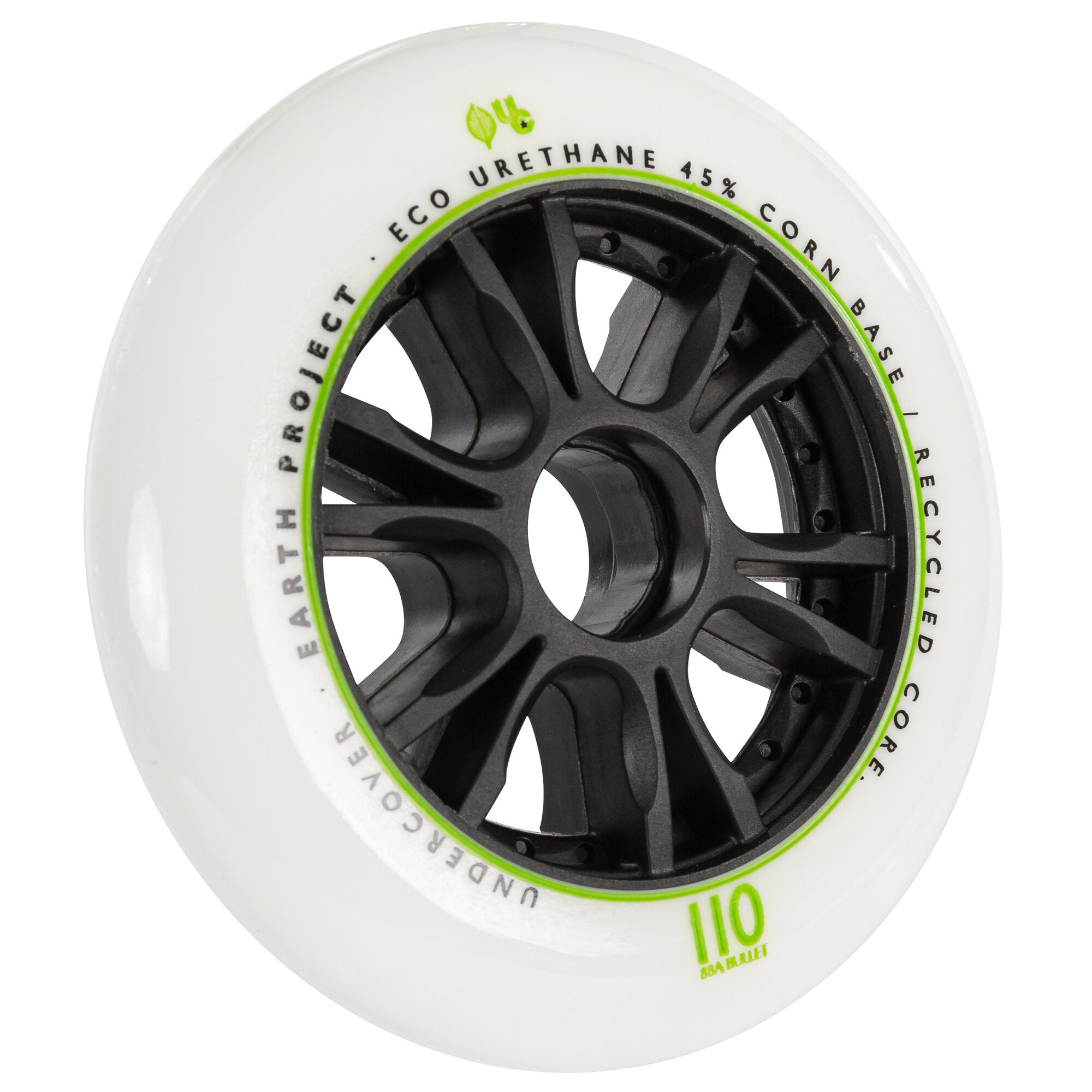 Premium 110/88A Skateboard Wheels - 4 Pack Set for Smooth Cruising & Tricks - Perfect for Street Skating, Park Riding & Longboard Surfing