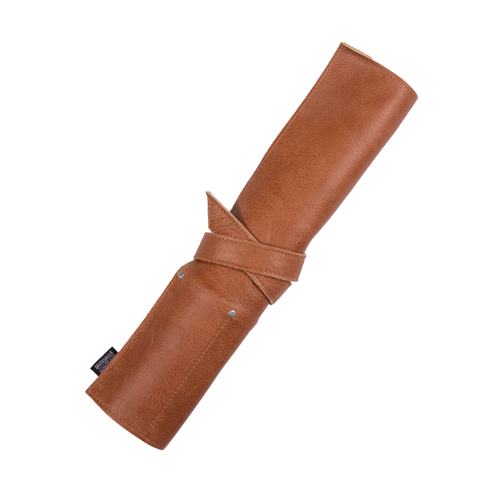 Savage Knife Pouch - Premium 4-Slot Leather Knife Roll for Chefs & Outdoor Enthusiasts | Perfect for Kitchen Storage, Camping & BBQ Tools Organization
