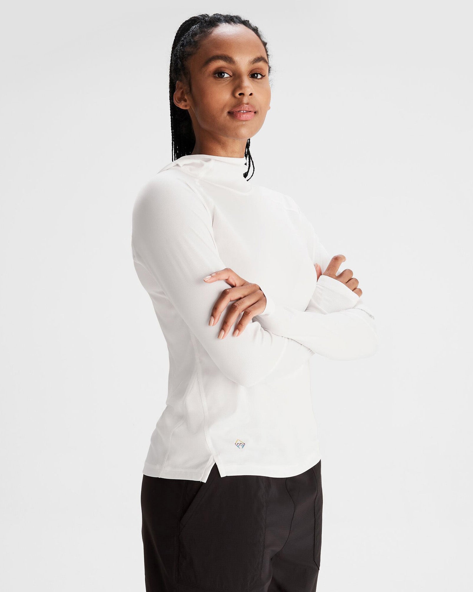 Women's SUN Stopper LT Hoodie - UPF 50+ Sun Protection, Lightweight & Breathable White Hoodie for Outdoor Activities, Hiking & Running