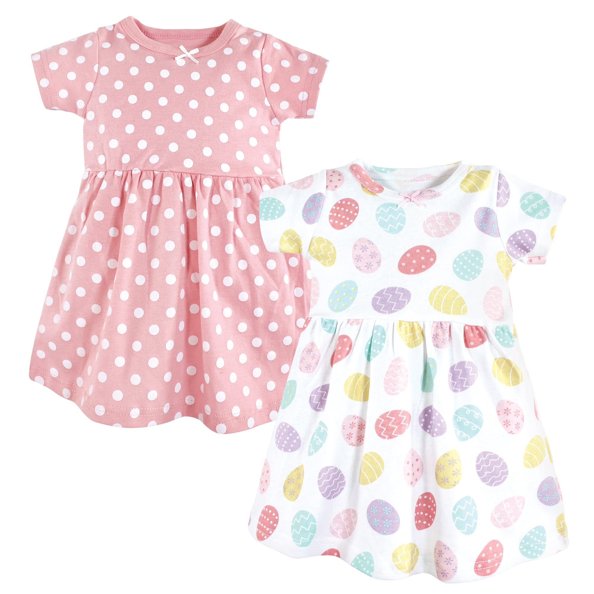 Hudson Baby Girls Cotton Dresses for Play & Outings