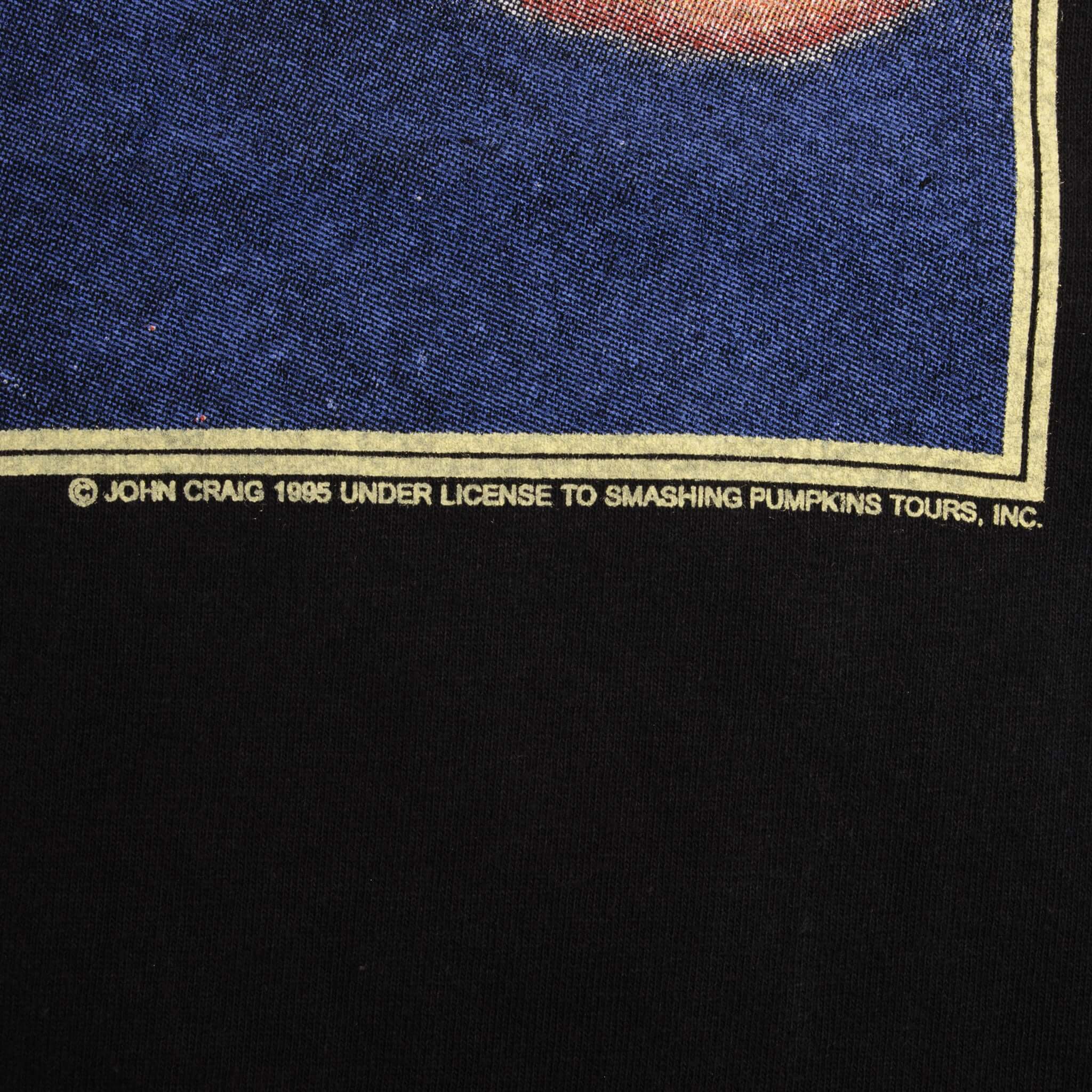 Vintage Smashing Pumpkins Infinite Sadness Tour 1995 T-Shirt XL - Made in USA - 90s Grunge Band Tee for Concerts & Retro Fashion
