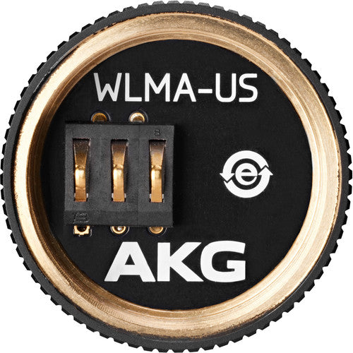 AKG 3009H00140 WLMA US Wireless Microphone Adapter for Shure Wireless Mic Heads - Professional Black Audio Adapter for Live Performances, Studio Recording & Public Speaking