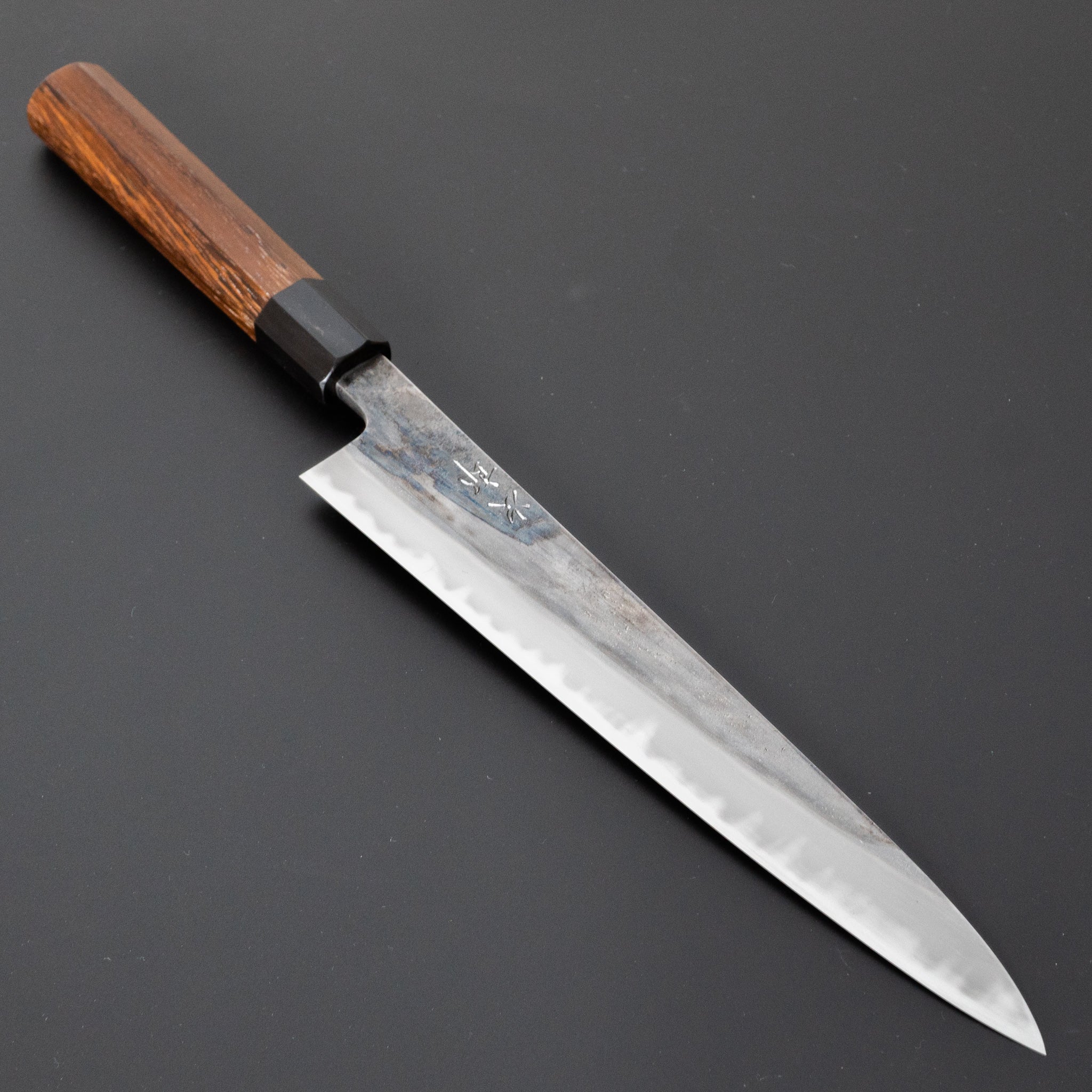 Premium Jiro Tsuchime Sujihiki 240mm Japanese Slicing Knife with Taihei Tagayasan Handle (#341) - Perfect for Sushi, Sashimi & Meat Carving