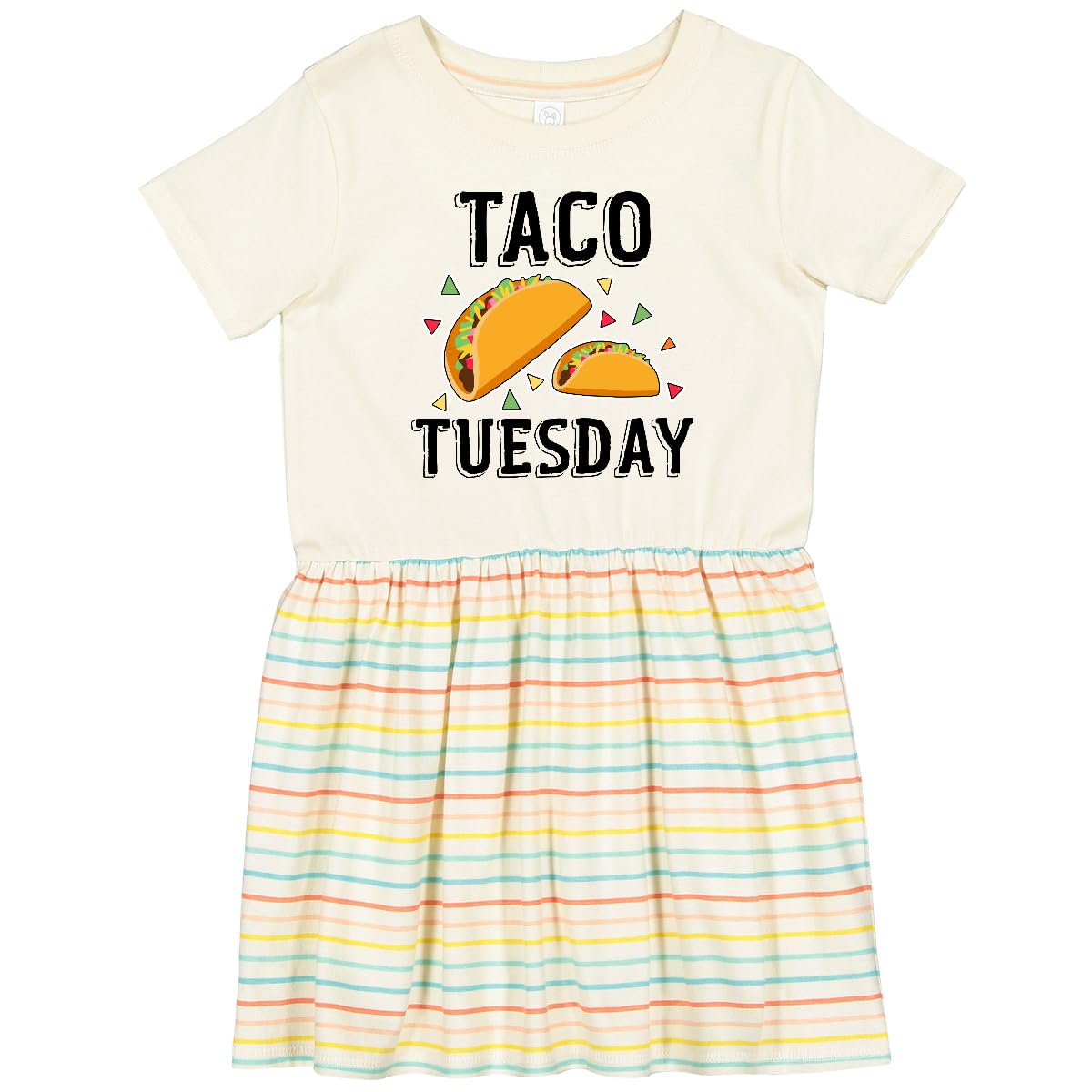 Inktastic Taco Tuesday Toddler Dress - Cute & Comfortable Toddler Girl Outfit for Taco Tuesday, Parties & Casual Wear