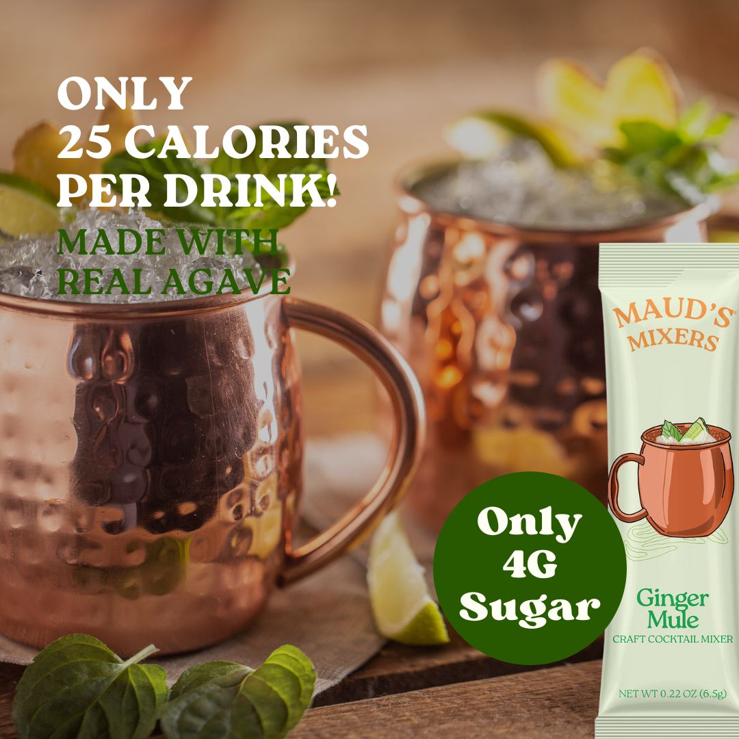 Maud's Mixers Classic Ginger Mule Cocktail Mixer - Premium Moscow Mule Mix for Refreshing Summer Drinks & Party Cocktails