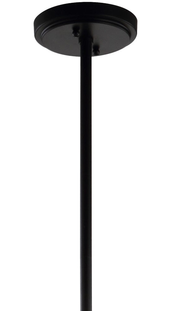 Adam Adjustable Metal/Glass LED Pendant Light - Modern Dimmable Hanging Fixture for Kitchen Island, Dining Room & Living Room Decor