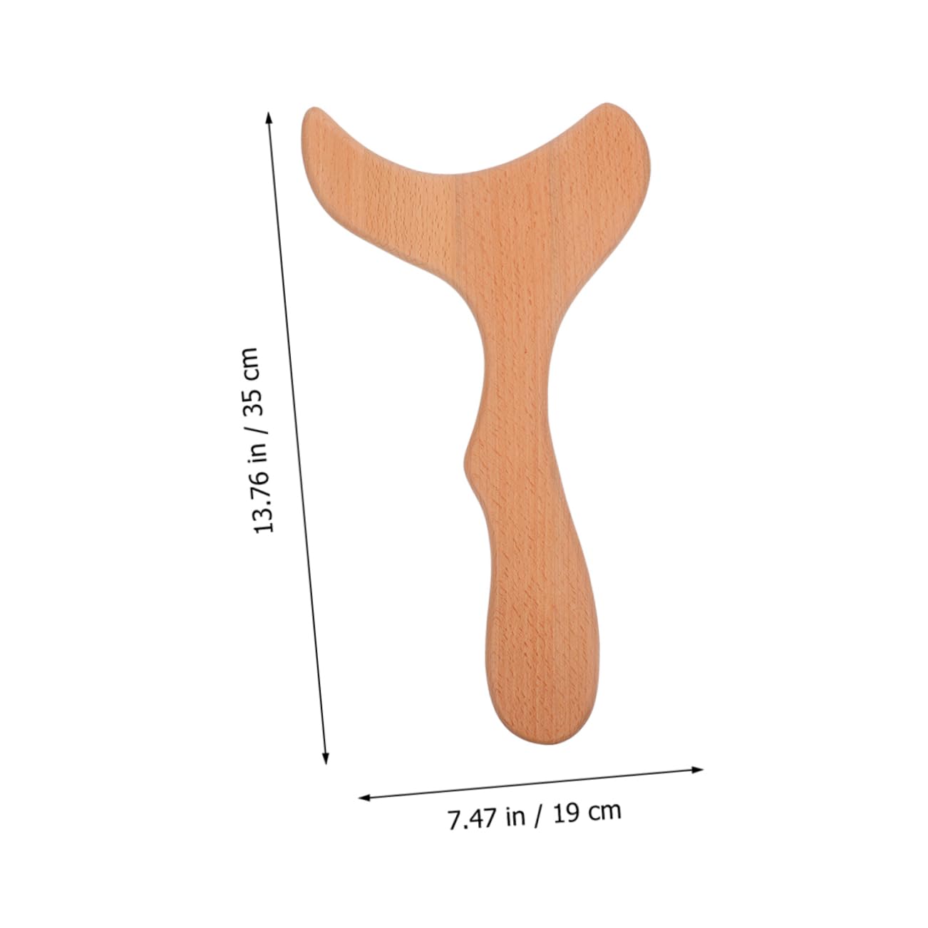 OHPHCALL 2-Pack Wooden Gua Sha Scraper Tools for Body Massage & Relaxation - Handheld Muscle Relief, DIY Body Scraping, and Household Use - Perfect for Pain Relief, Spa Days, and Self-Care Routines