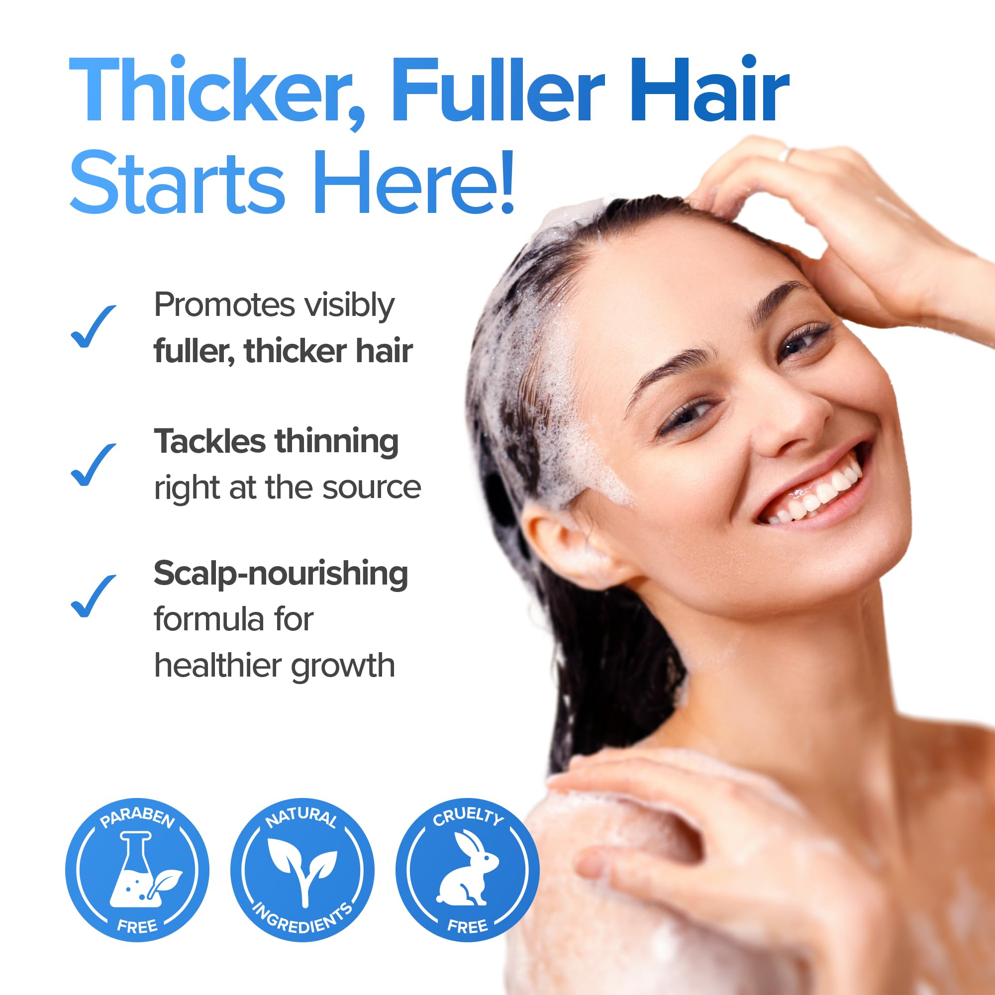 Biotin Shampoo & Conditioner Set for Hair Growth - Tea Tree, Manuka Honey & Rosemary Formula for Dry, Damaged & Thinning Hair - 16oz Men & Women Hair Care - Perfect for Daily Use & Scalp Nourishment